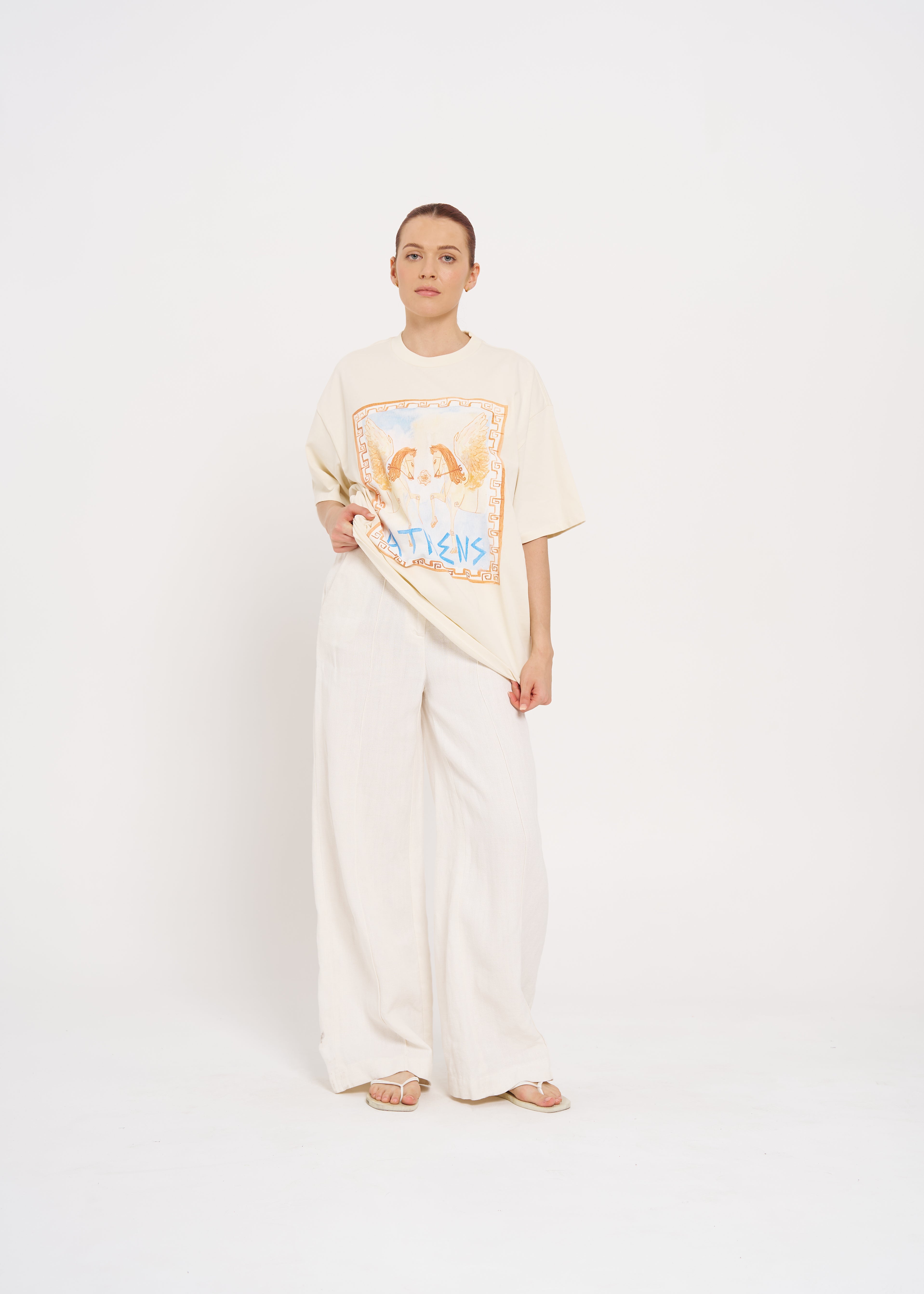 ATHENS OVERSIZE TEE - MAKU THE LABEL