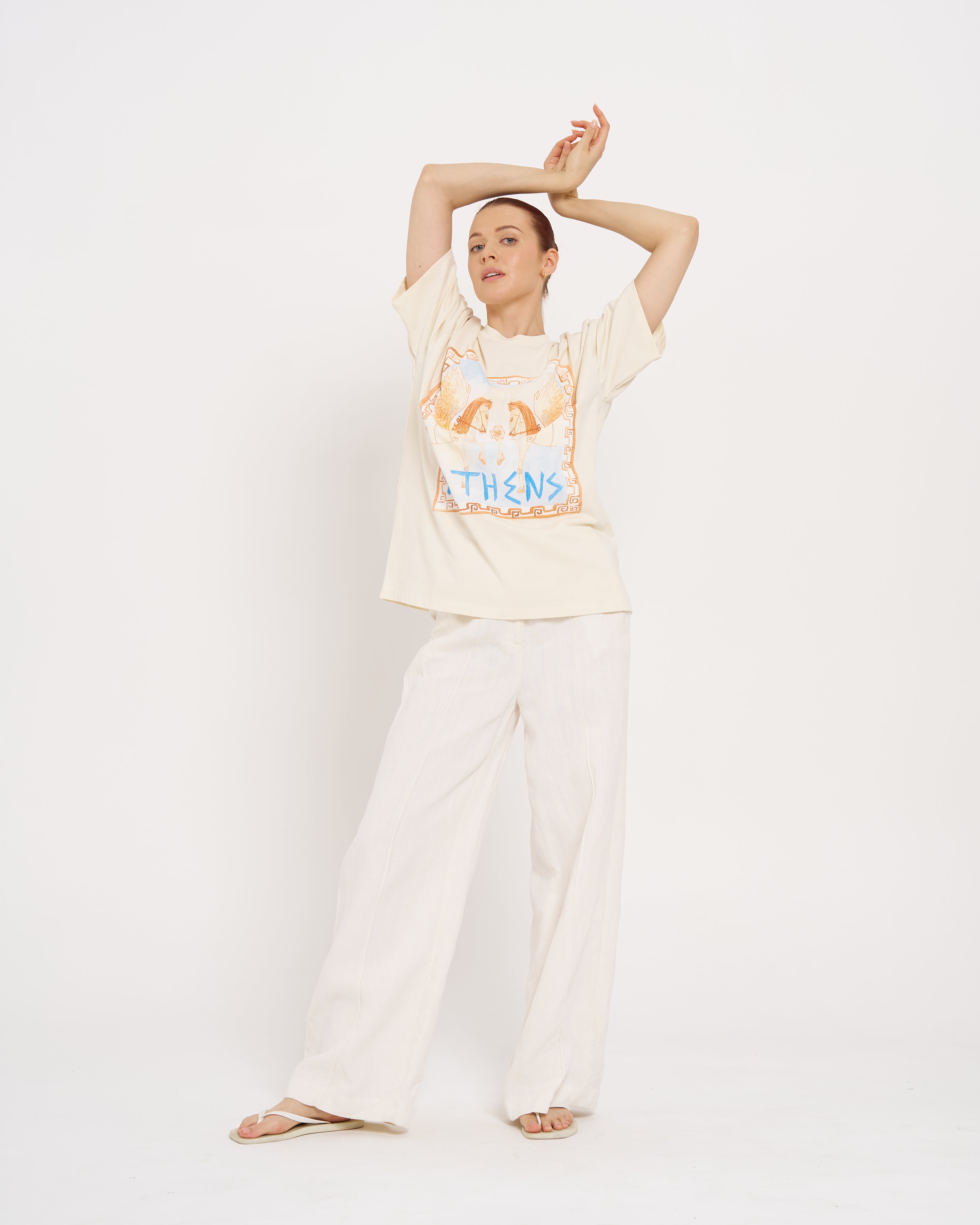 ATHENS OVERSIZE TEE - MAKU THE LABEL