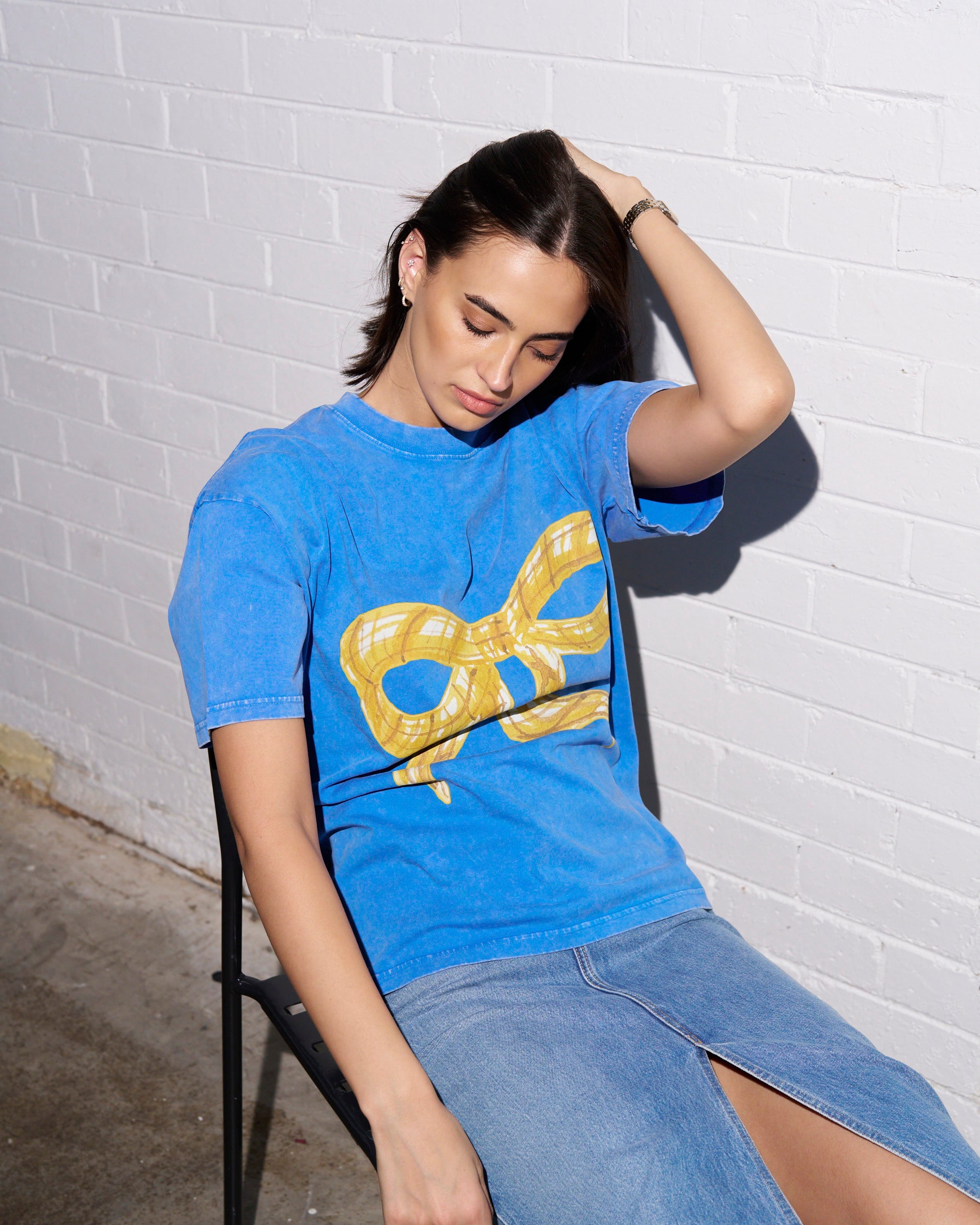 Big Bow Acid Wash - MAKU THE LABEL