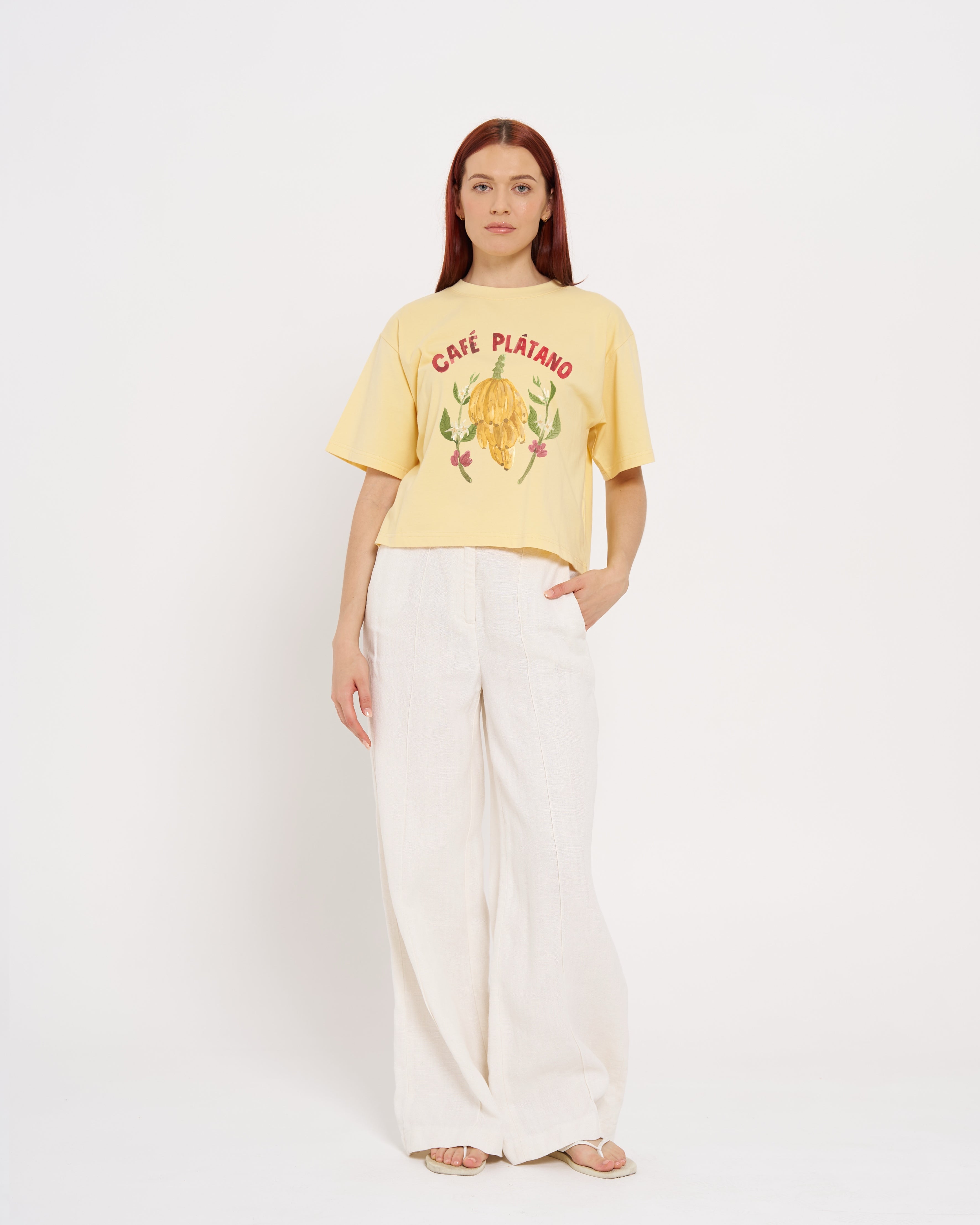 CAFE PLATANO TEE - MAKU THE LABEL
