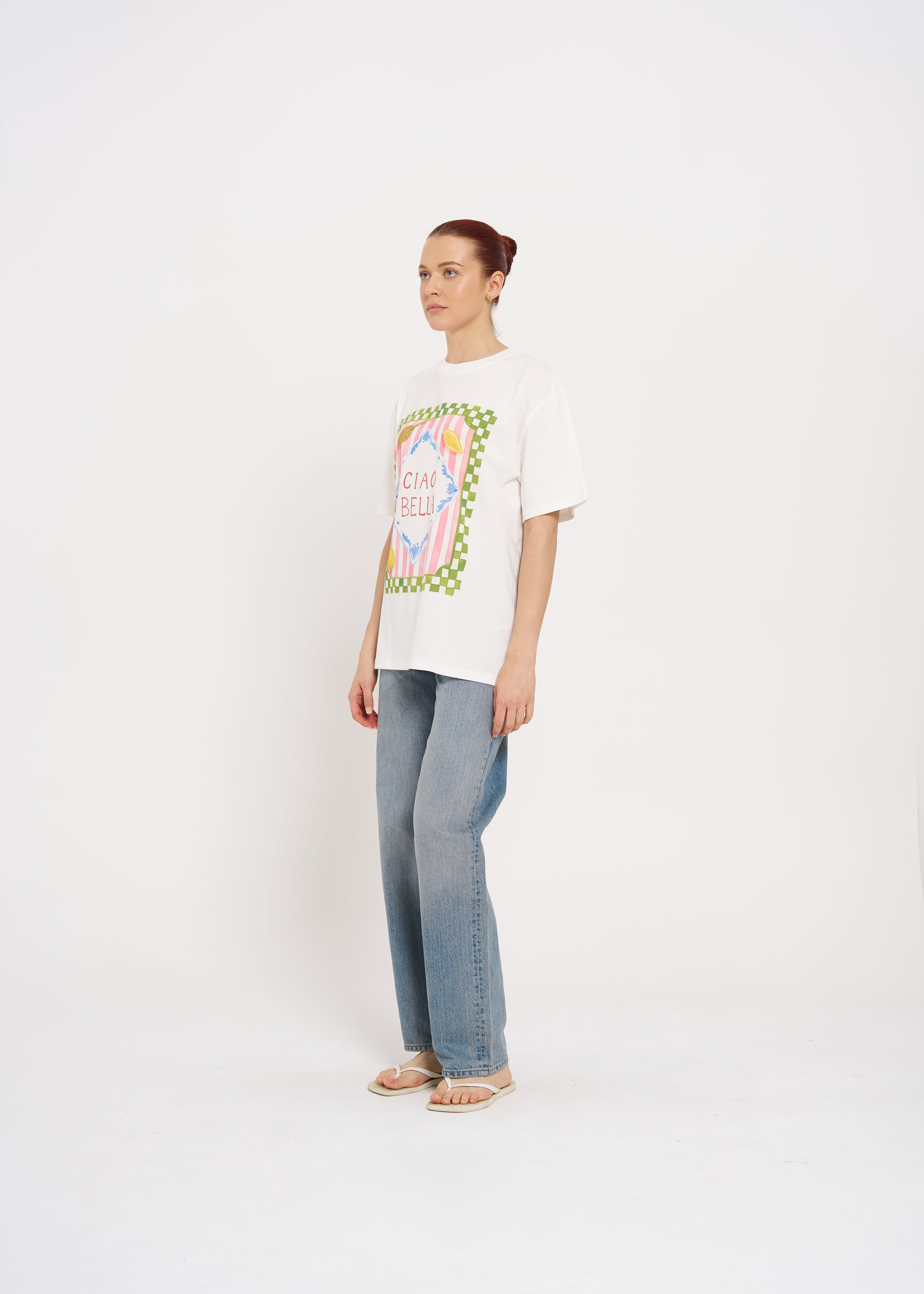 CIAO BELLA OVERSIZE TEE - MAKU THE LABEL