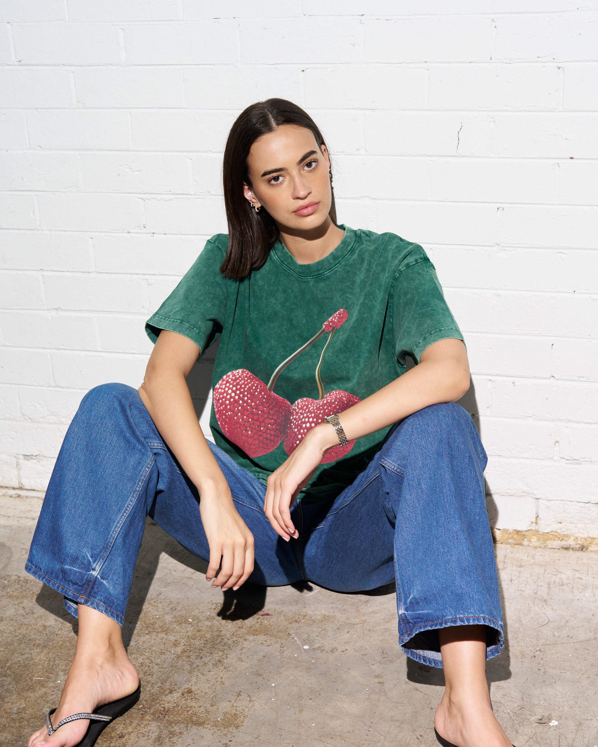 Cherry Baby Acid Wash - MAKU THE LABEL