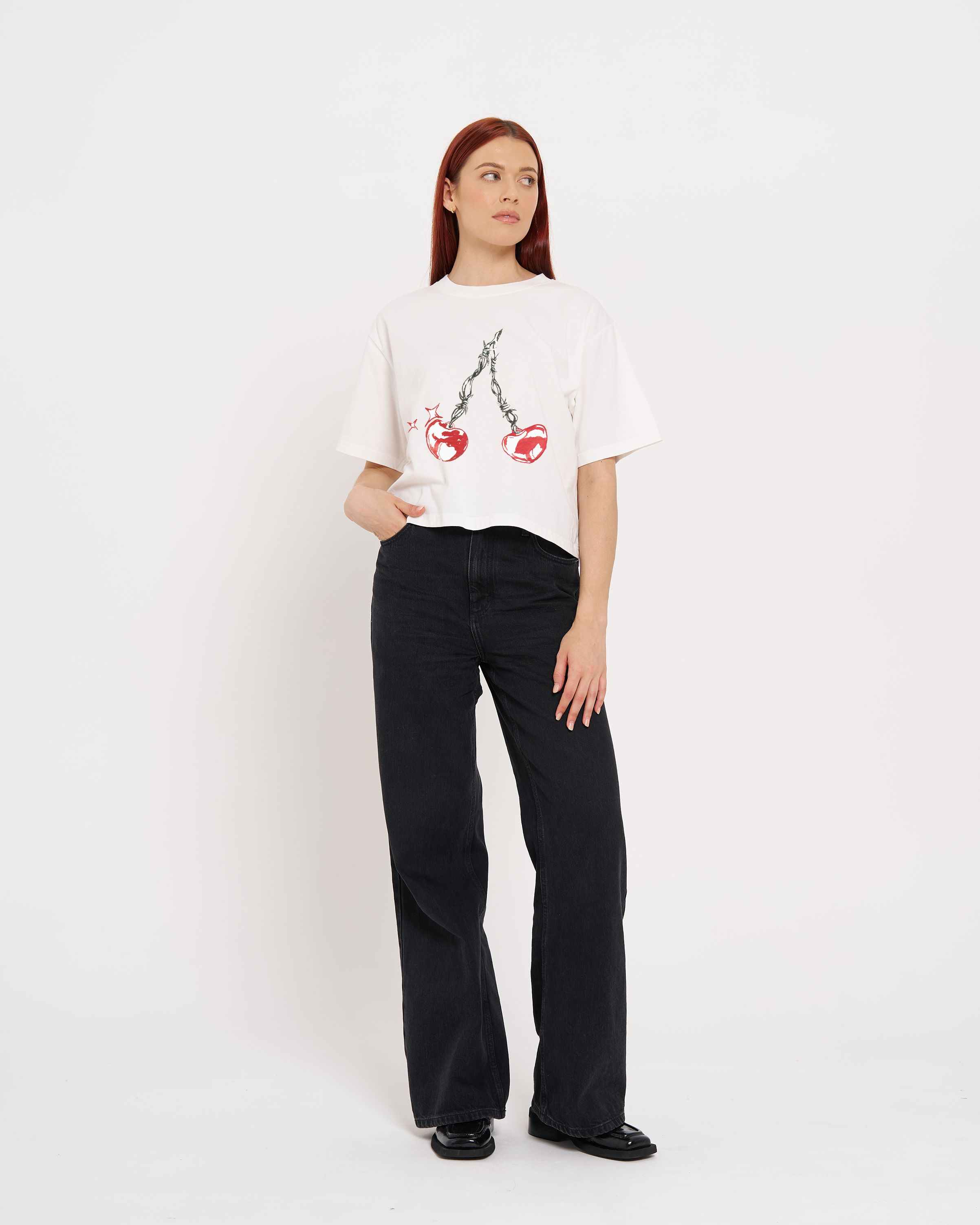 Cherry Barb Tee - MAKU THE LABEL
