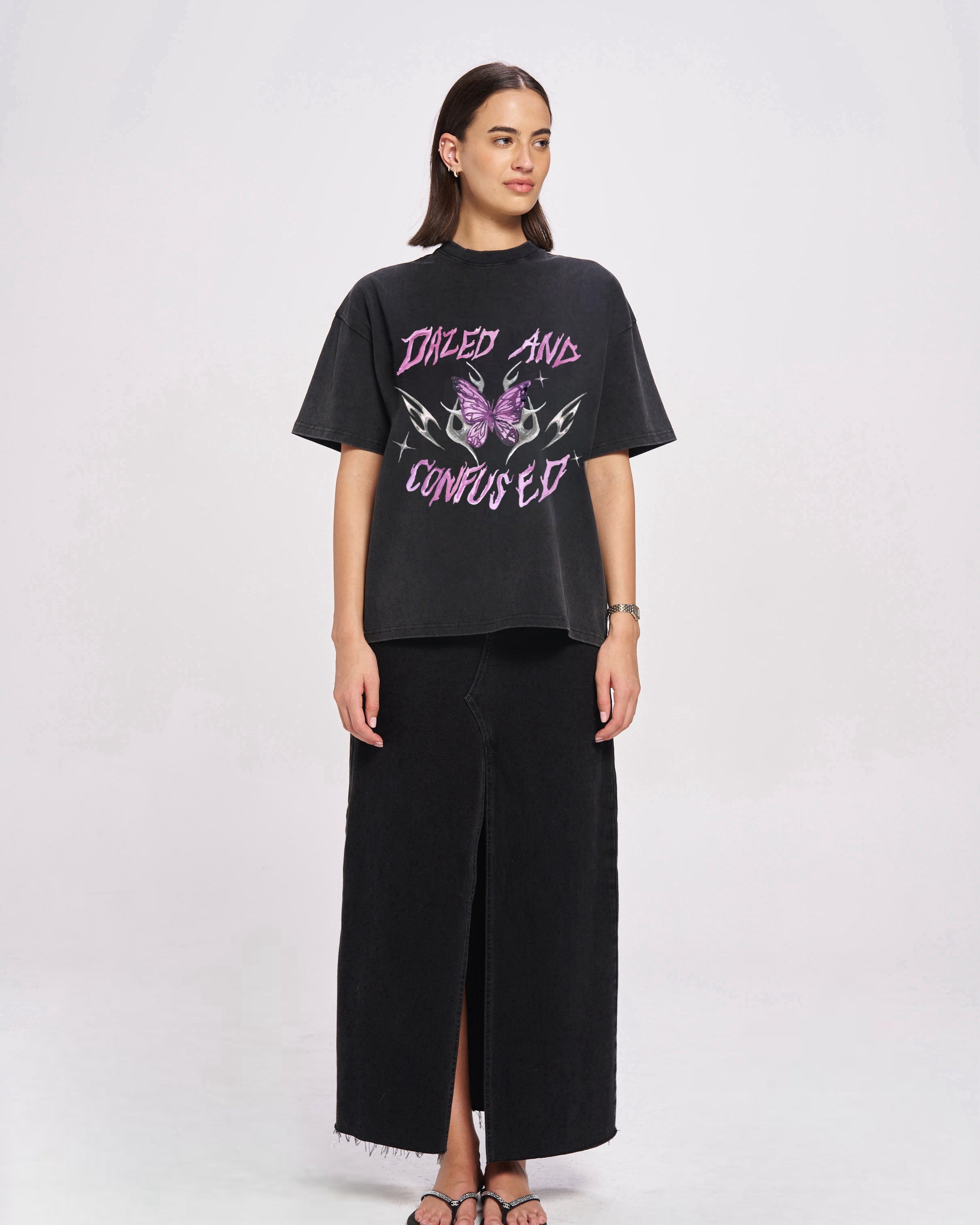 Dazed and confused snow wash tee - MAKU THE LABEL