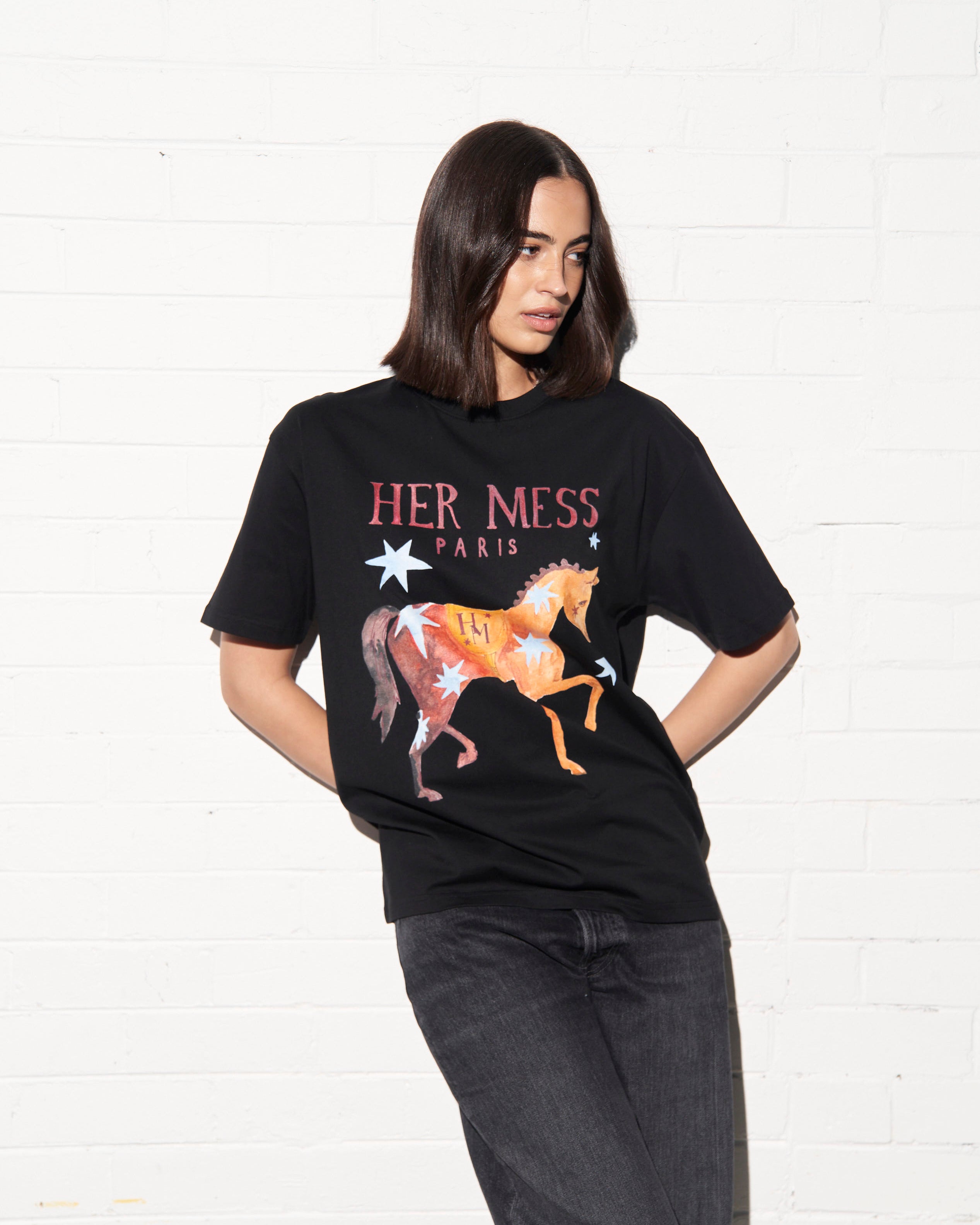 Her Mess Oversize Tee - MAKU THE LABEL