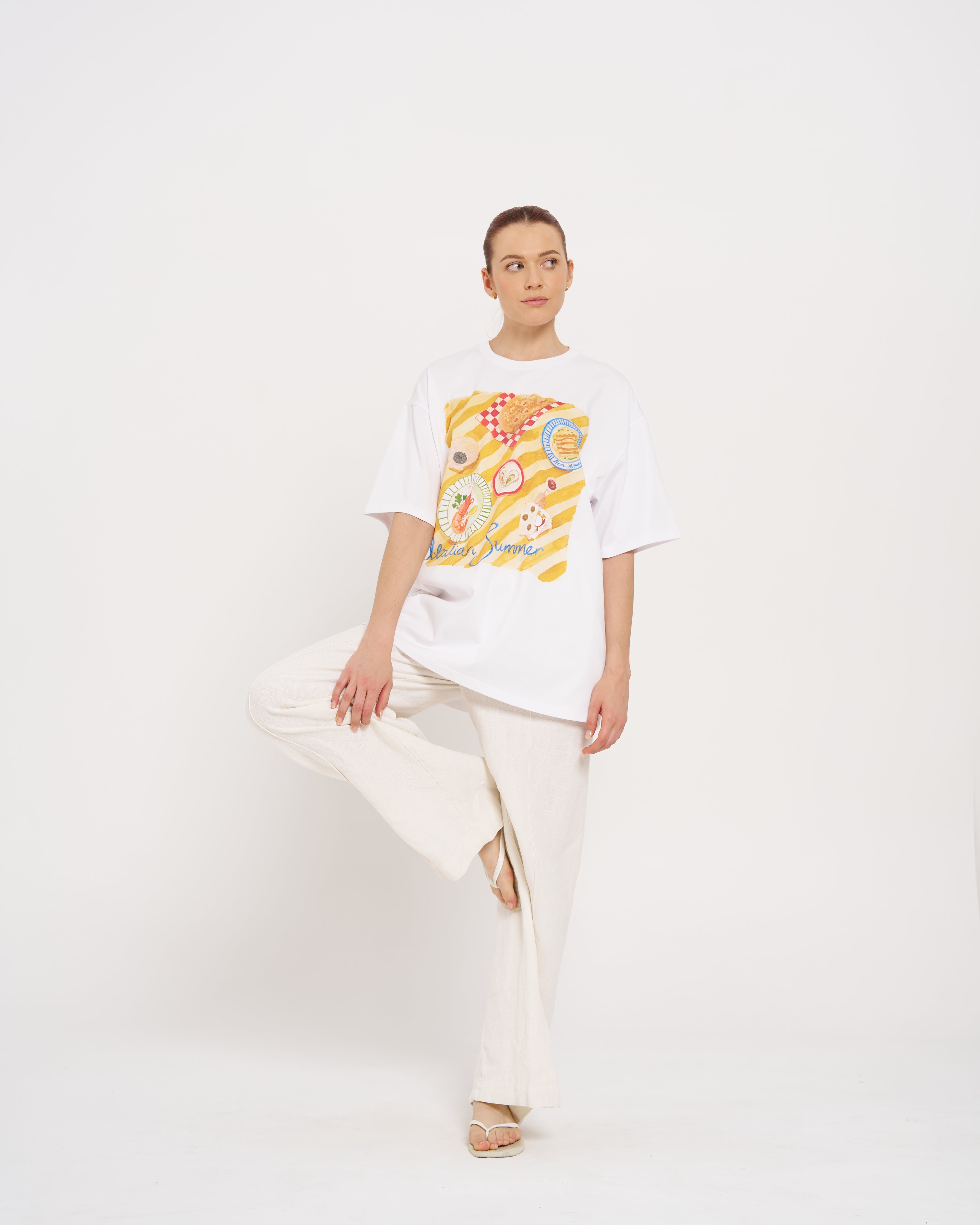 ITALIAN SUMMER TEE - MAKU THE LABEL