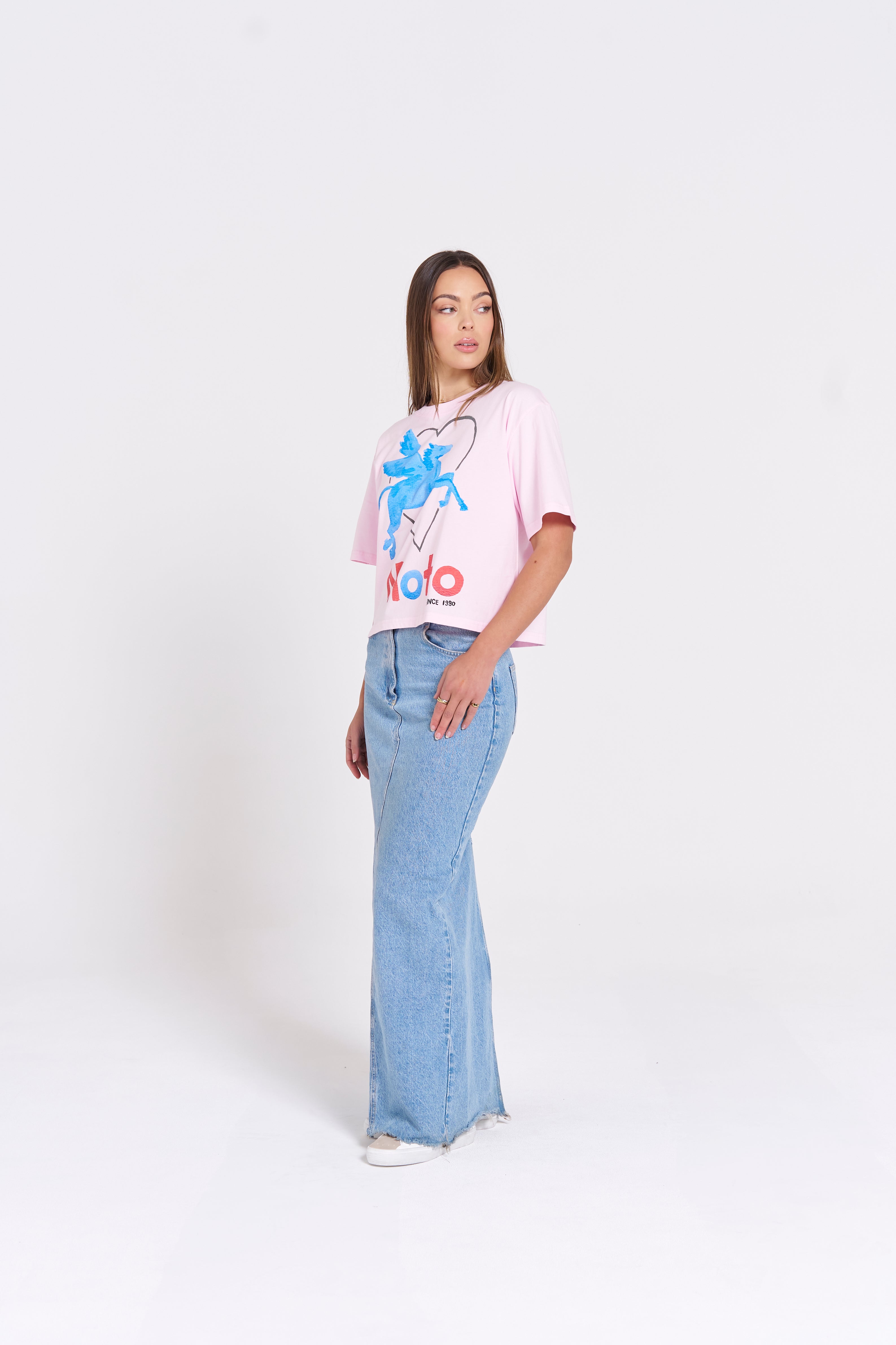 MTL Moto T-shirt Pink - MAKU THE LABEL