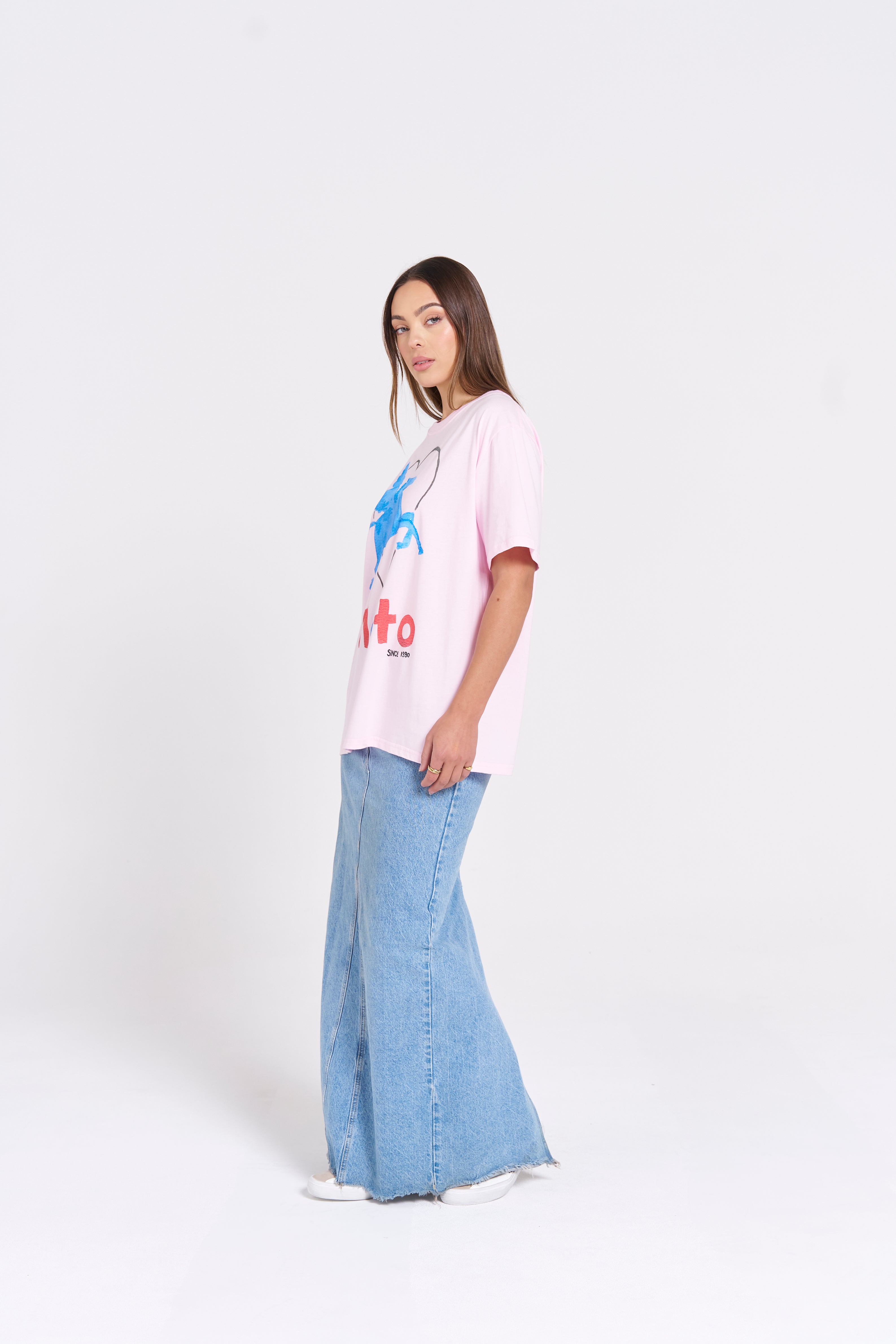 MTL Moto T-shirt Pink - MAKU THE LABEL