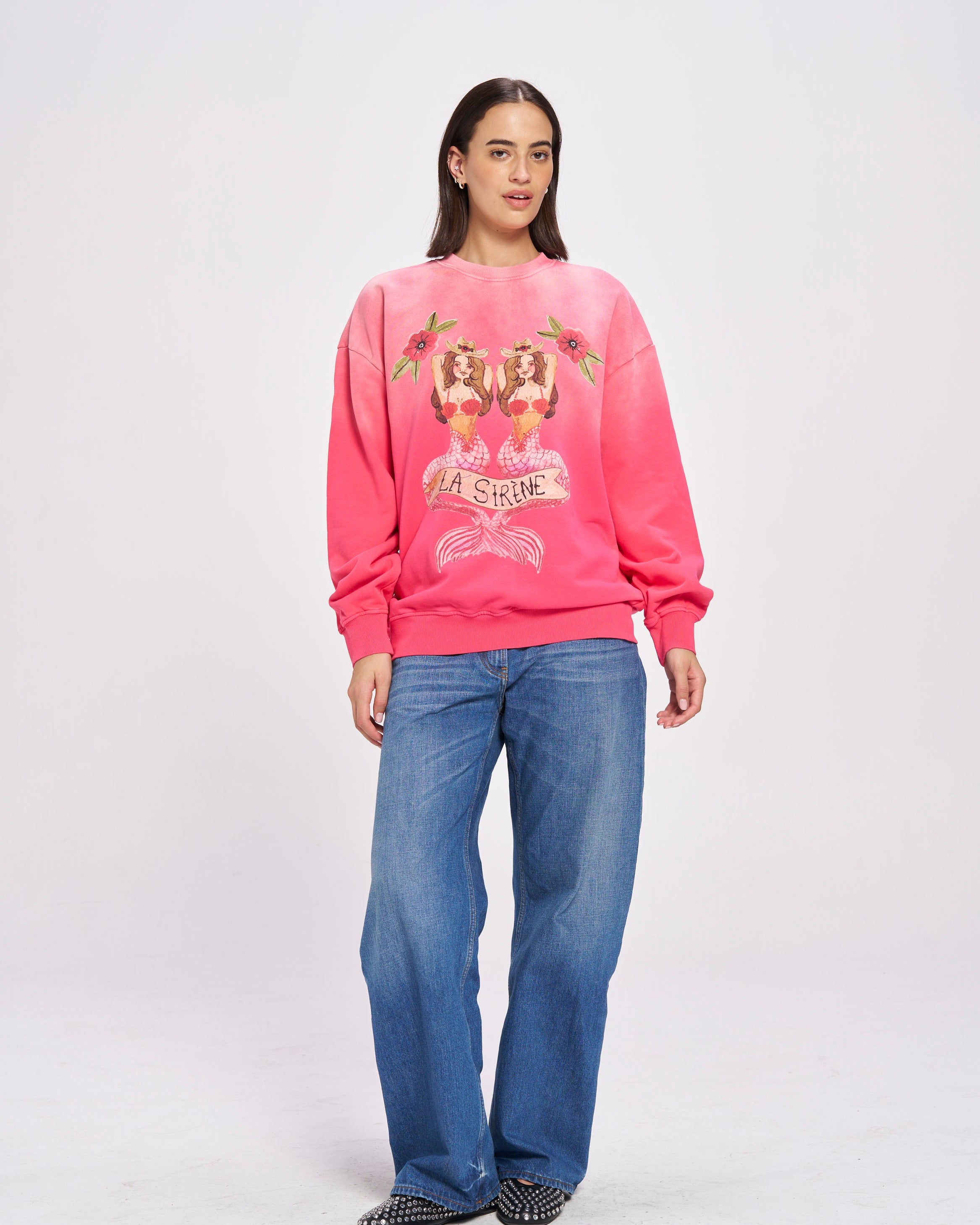 Mermaid La Sirene Crew Neck - MAKU THE LABEL