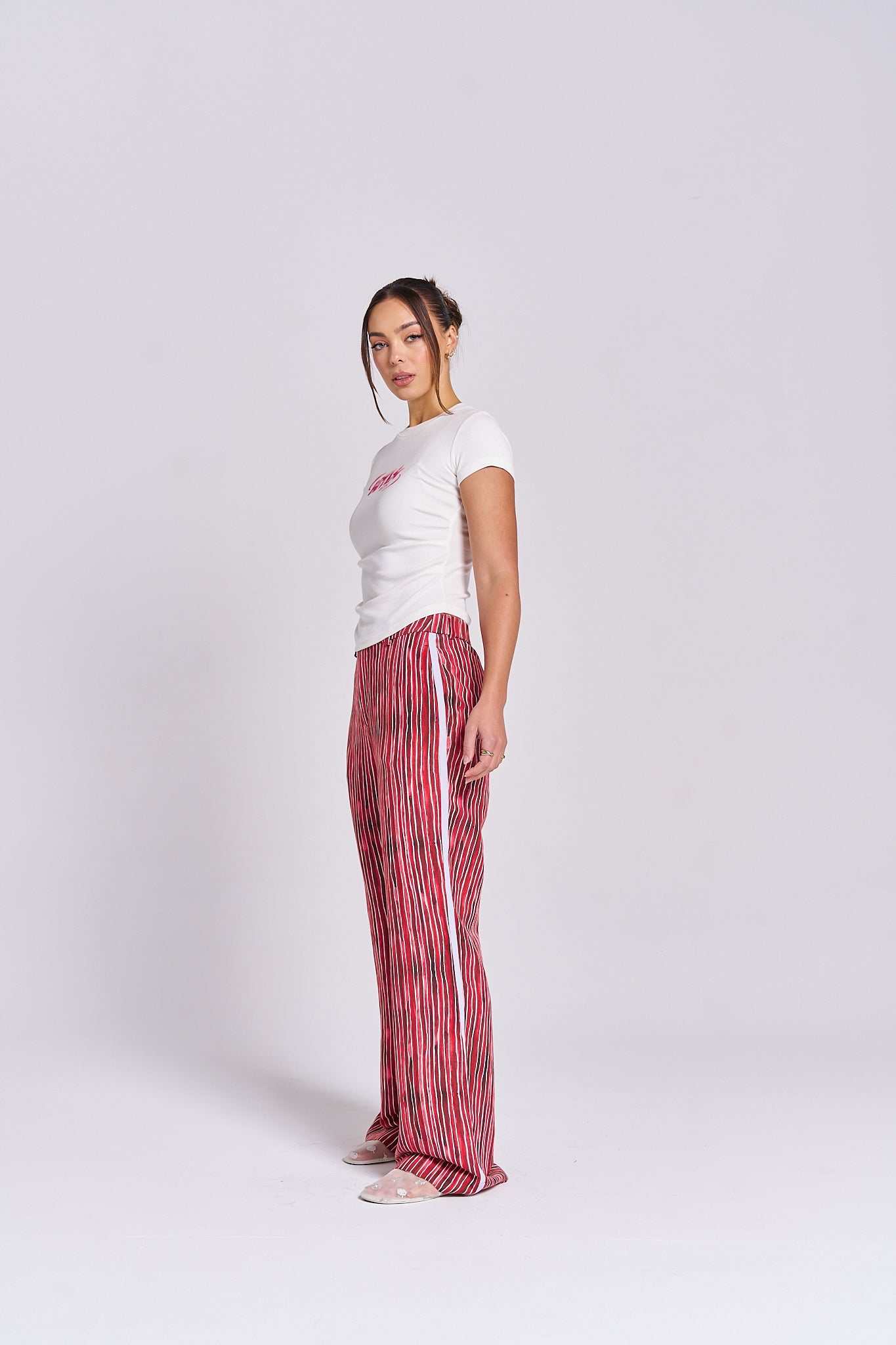 Pomegranate Linen Pants - Pre-Order Sold Out - MAKU THE LABEL