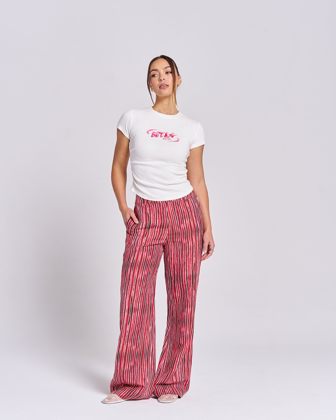 Pomegranate Linen Pants - Pre-Order Sold Out - MAKU THE LABEL