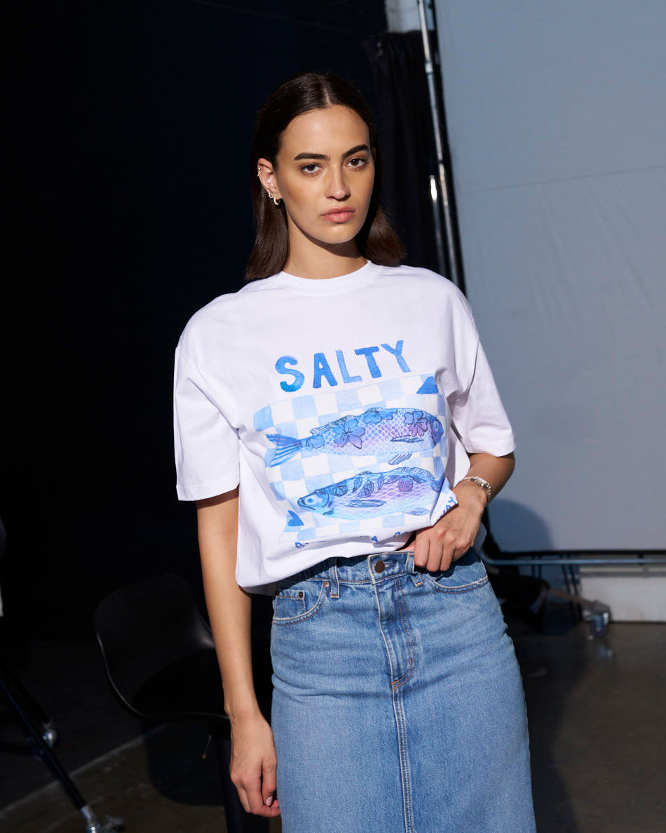 Salty Oversize Tee - MAKU THE LABEL