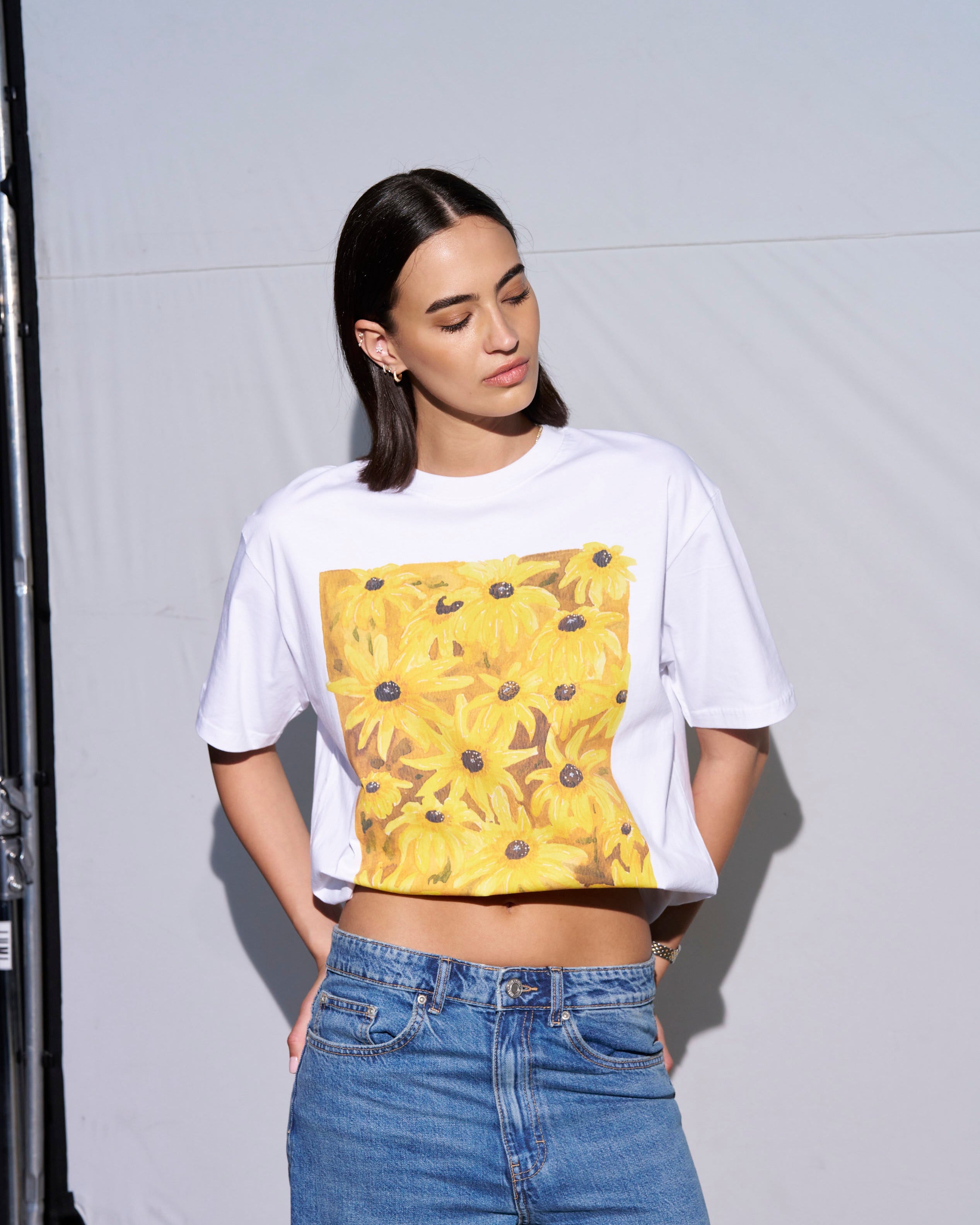 Sun Flower Oversize tee - MAKU THE LABEL