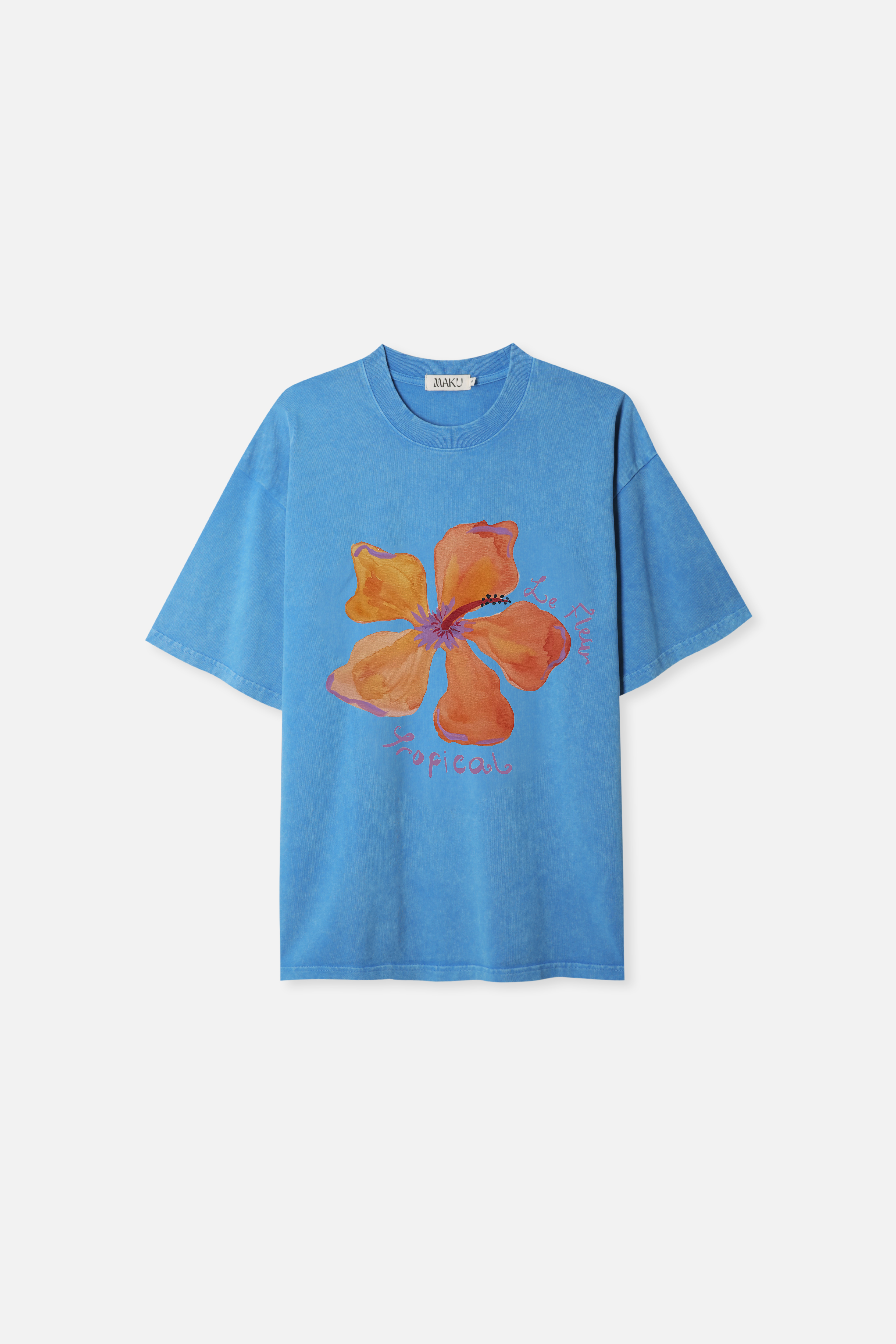 Le Fleur Tropical Oversize Tee – MAKU THE LABEL