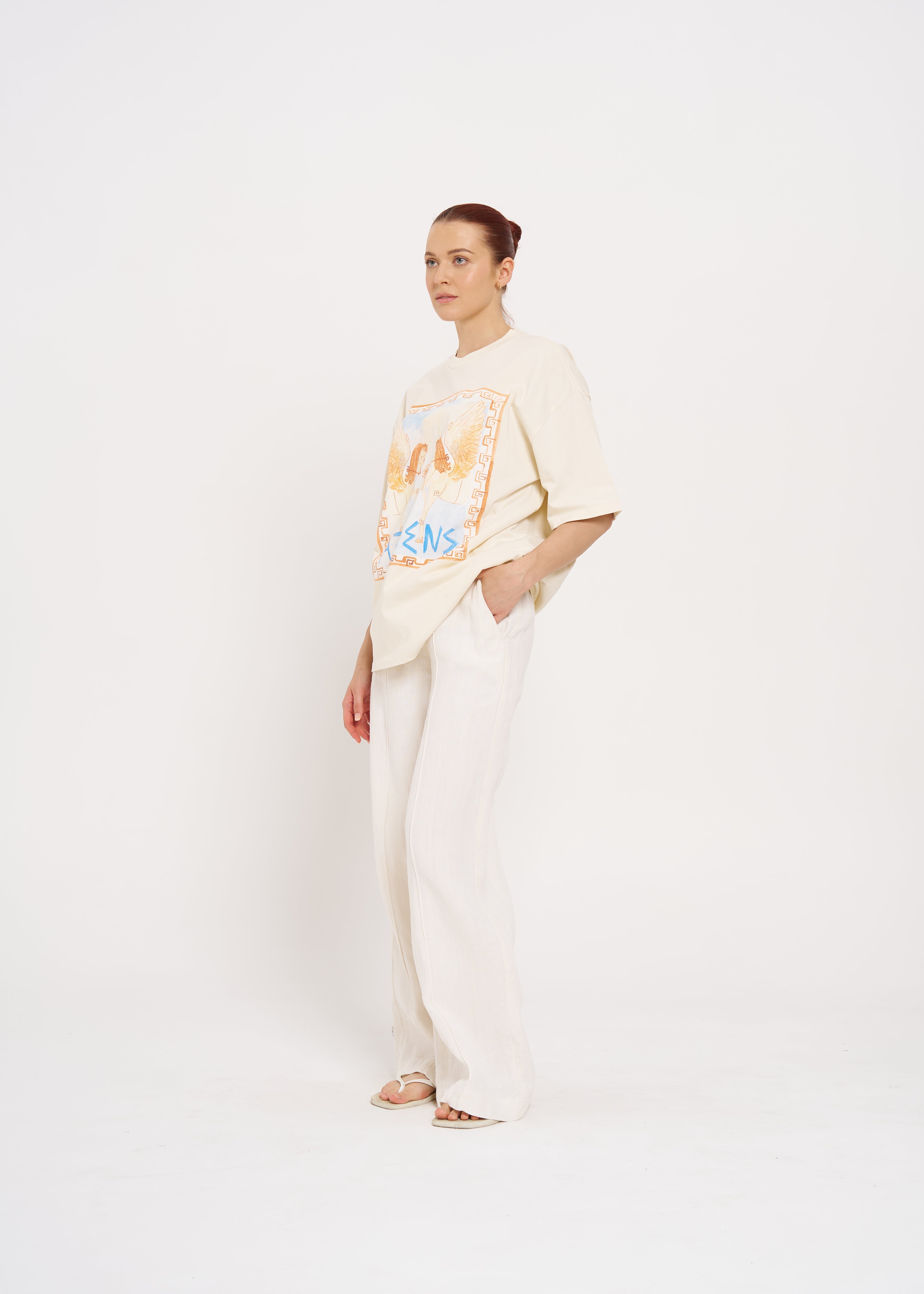 ATHENS OVERSIZE TEE - MAKU THE LABEL 