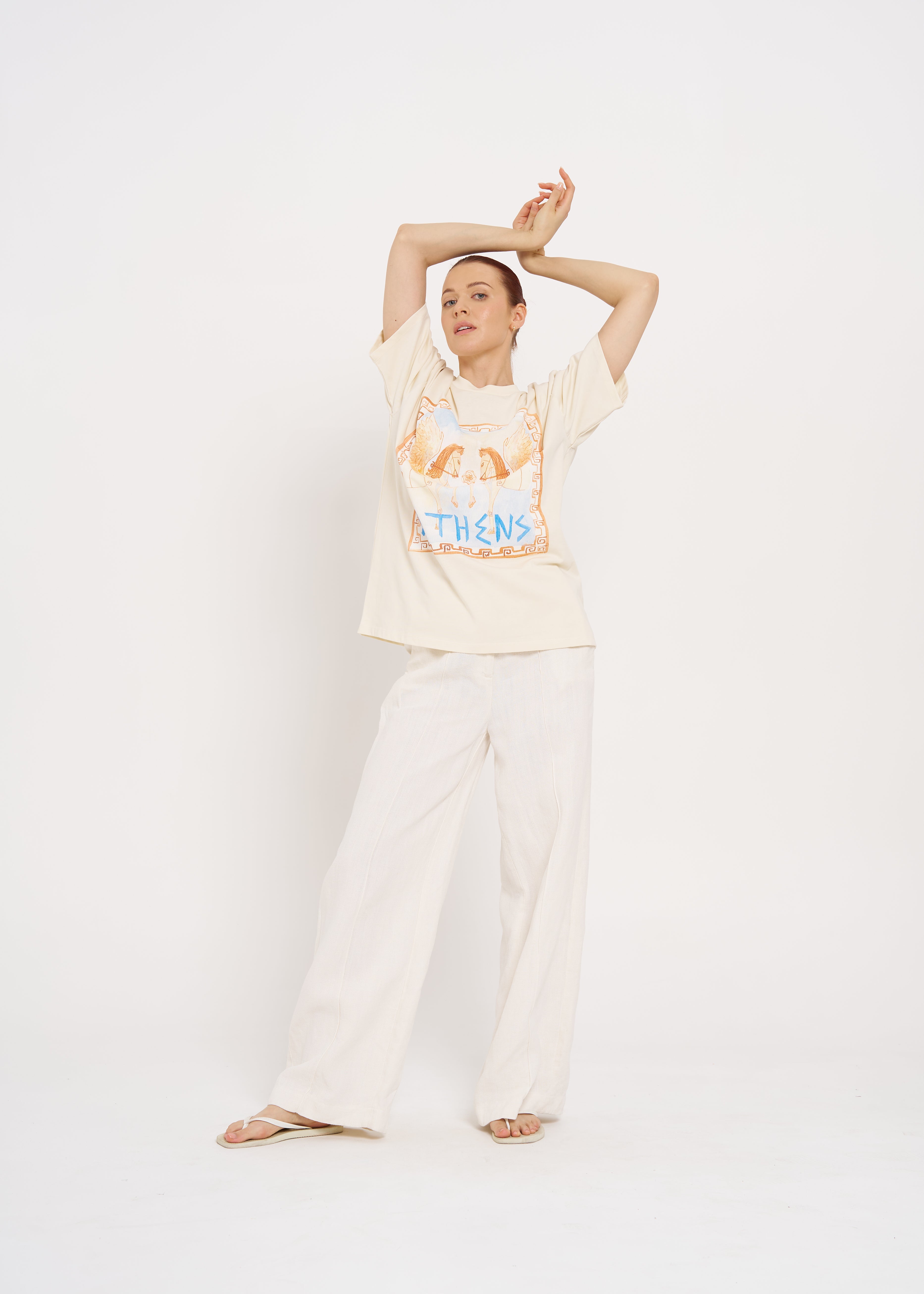 ATHENS OVERSIZE TEE - MAKU THE LABEL 