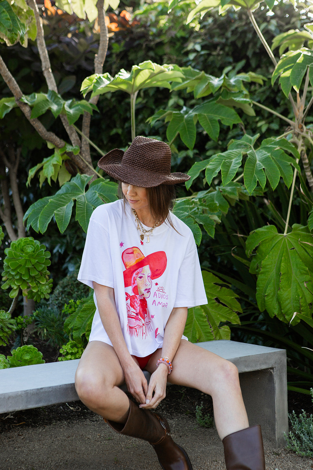 Adios Amore Oversize Tee - MAKU THE LABEL 