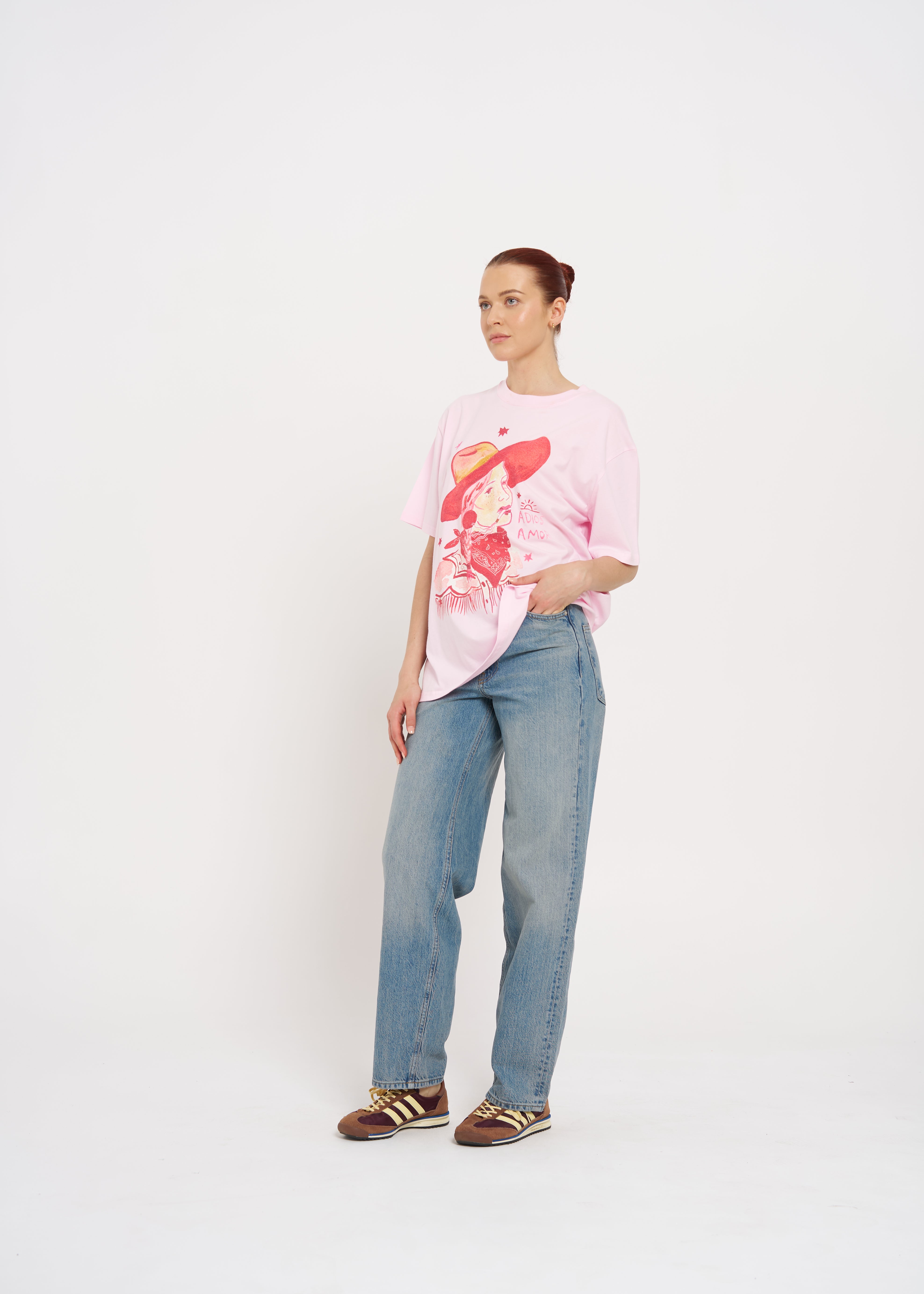 Adios Amore Oversize Tee - MAKU THE LABEL 