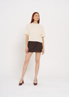 BASIC BOXY CROP TEE - MAKU THE LABEL 