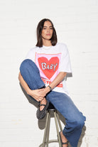Baby, Love Yourself Oversize Tee - MAKU THE LABEL 