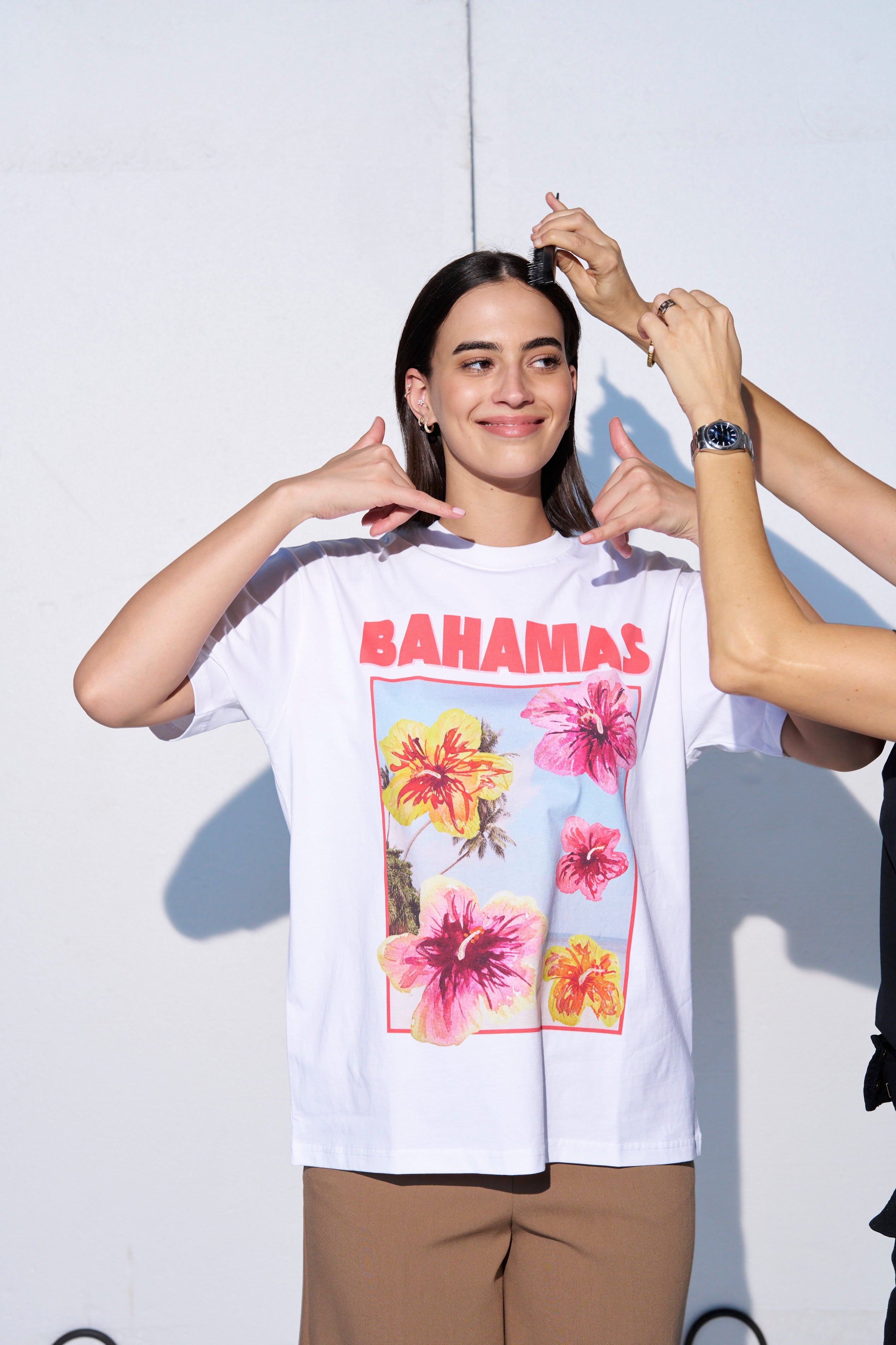 Bahamas Oversize Tee - MAKU THE LABEL 