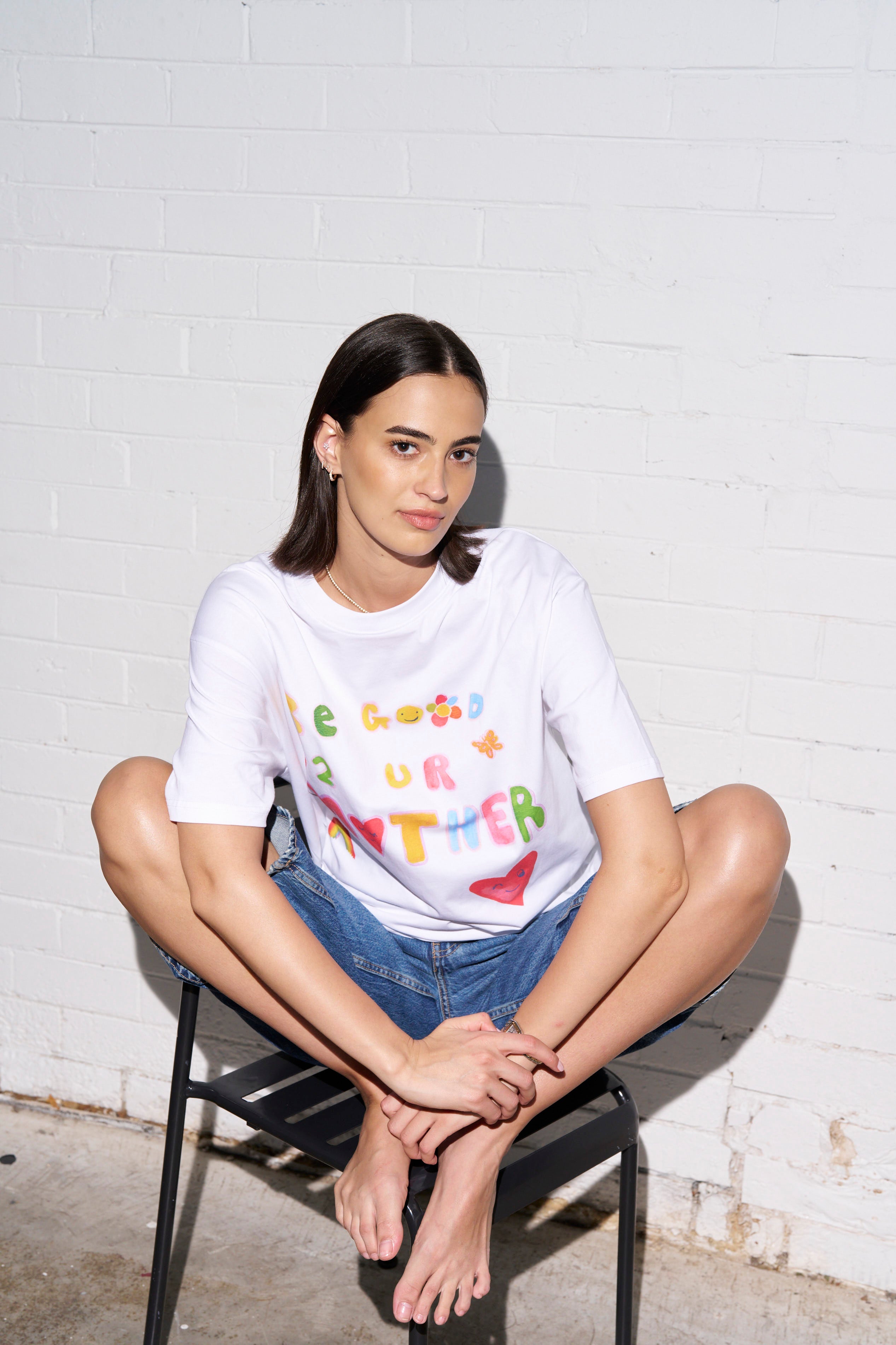Be Good To Your Mother Oversize Tee - MAKU THE LABEL 