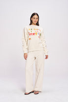 Be Good to your Mother Fleece Crew - MAKU THE LABEL 