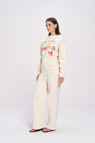 Be Good to your Mother Fleece Crew - MAKU THE LABEL 