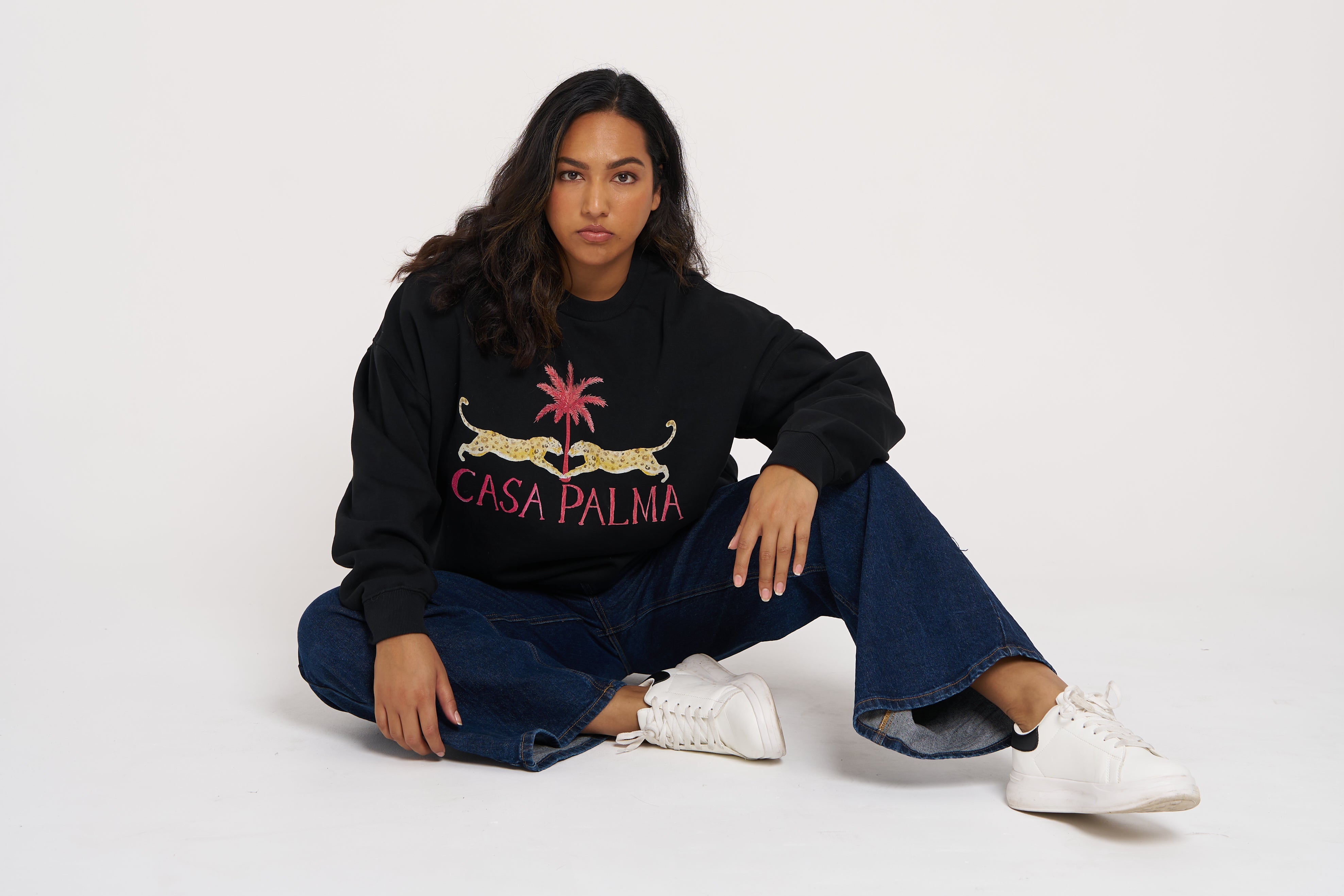 CASA PALMA FLEECE CREW - MAKU THE LABEL 