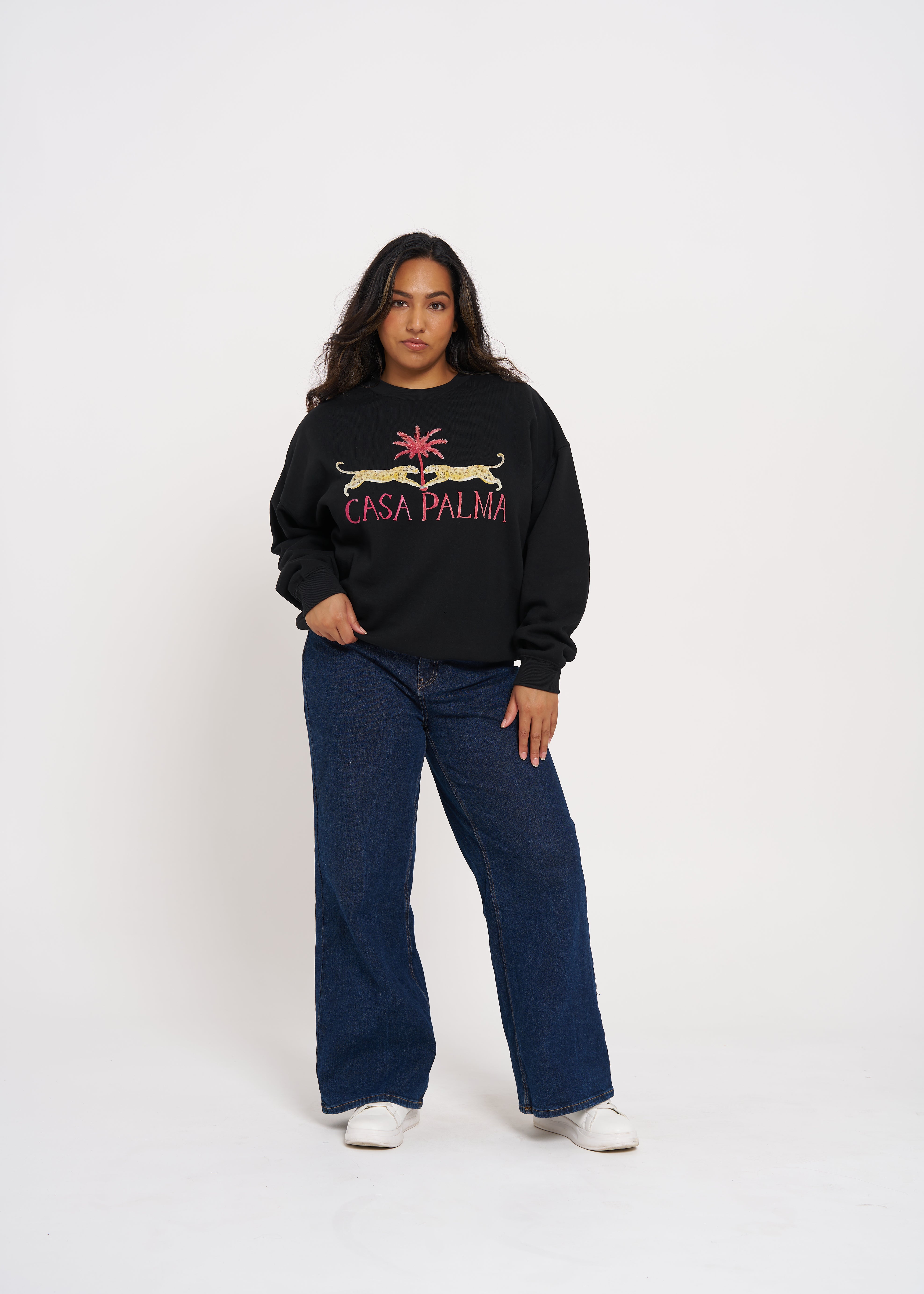 CASA PALMA FLEECE CREW - MAKU THE LABEL 