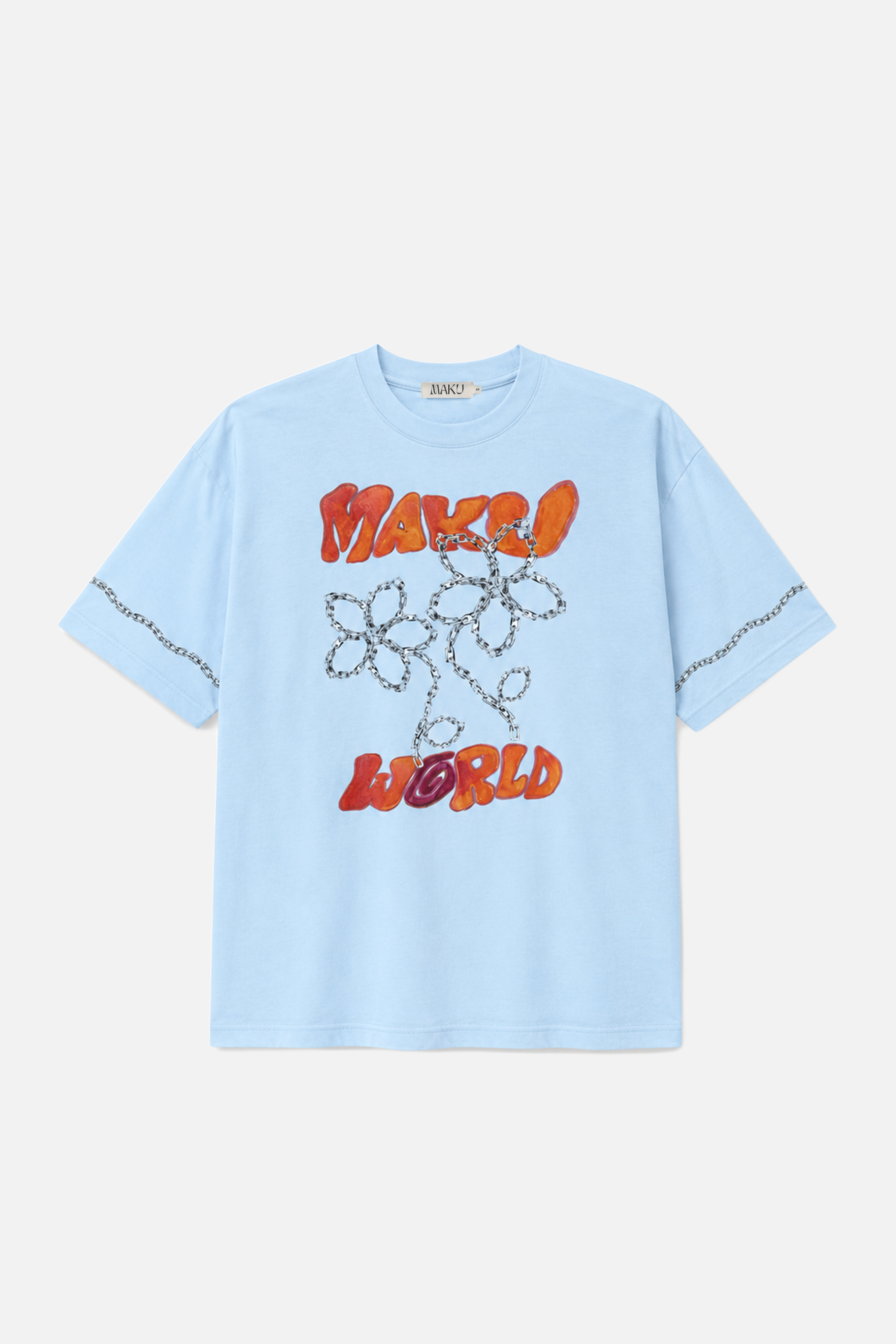 Chains & Roses Oversize Tee