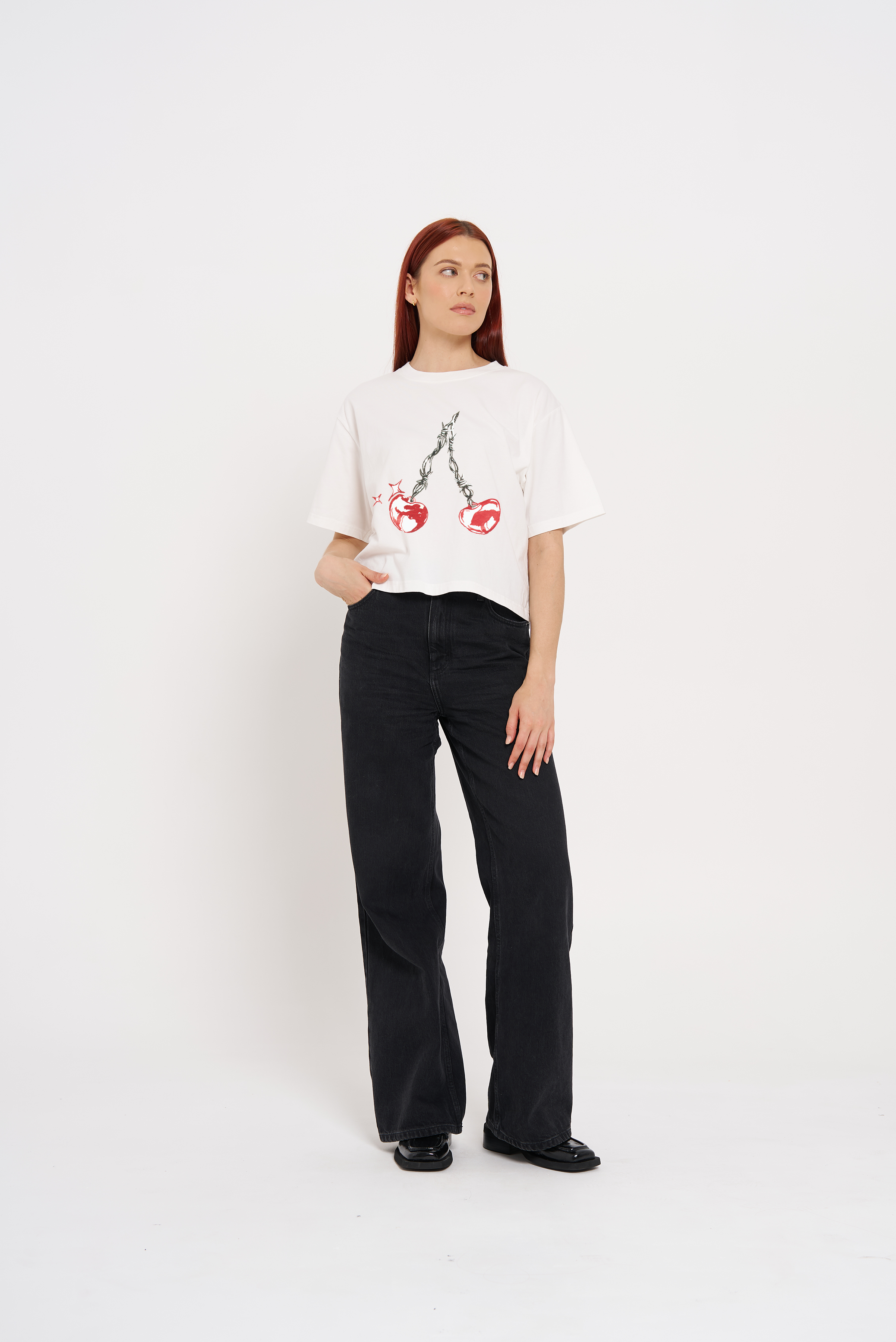 Cherry Barb Tee - MAKU THE LABEL 