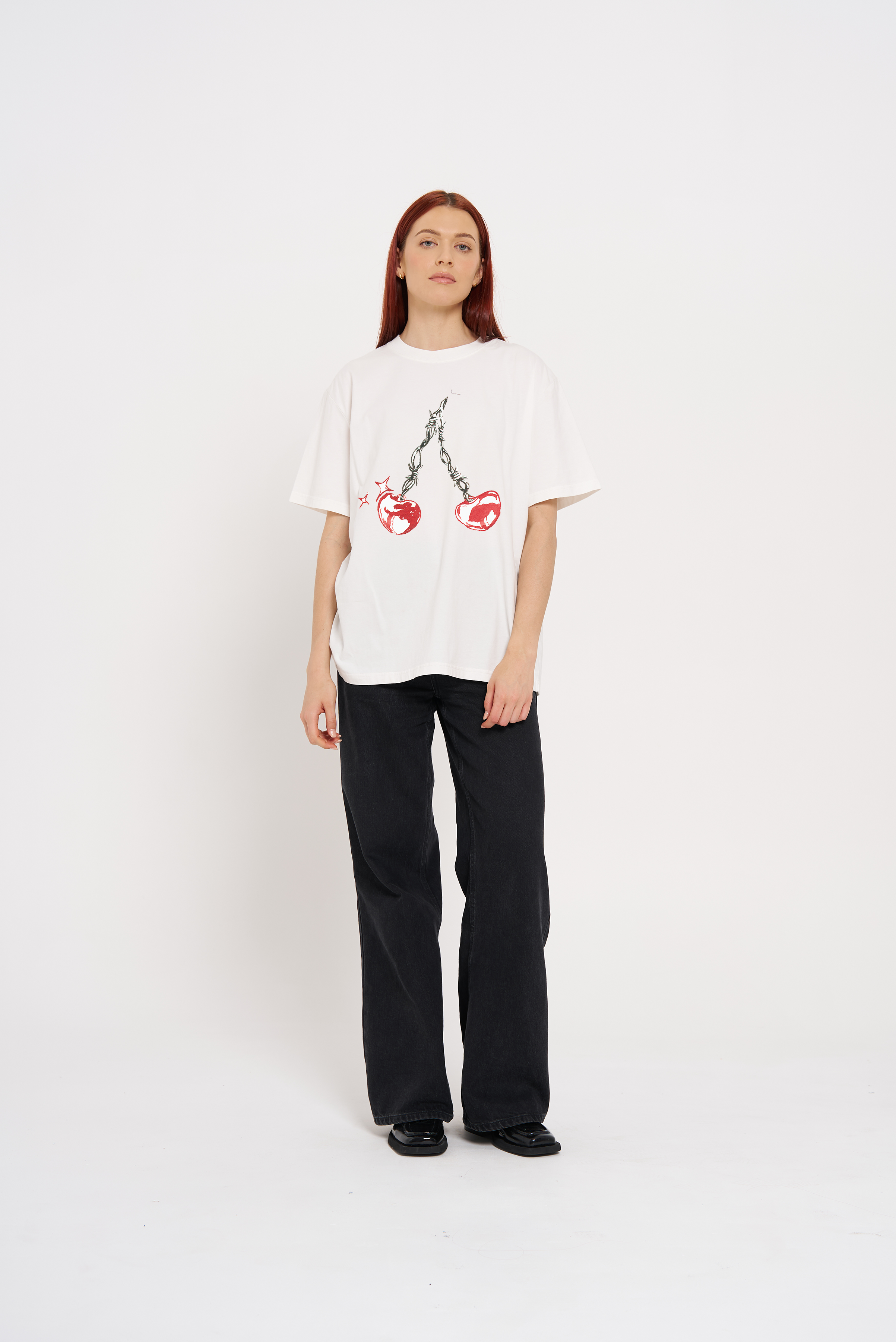 Cherry Barb Tee - MAKU THE LABEL 