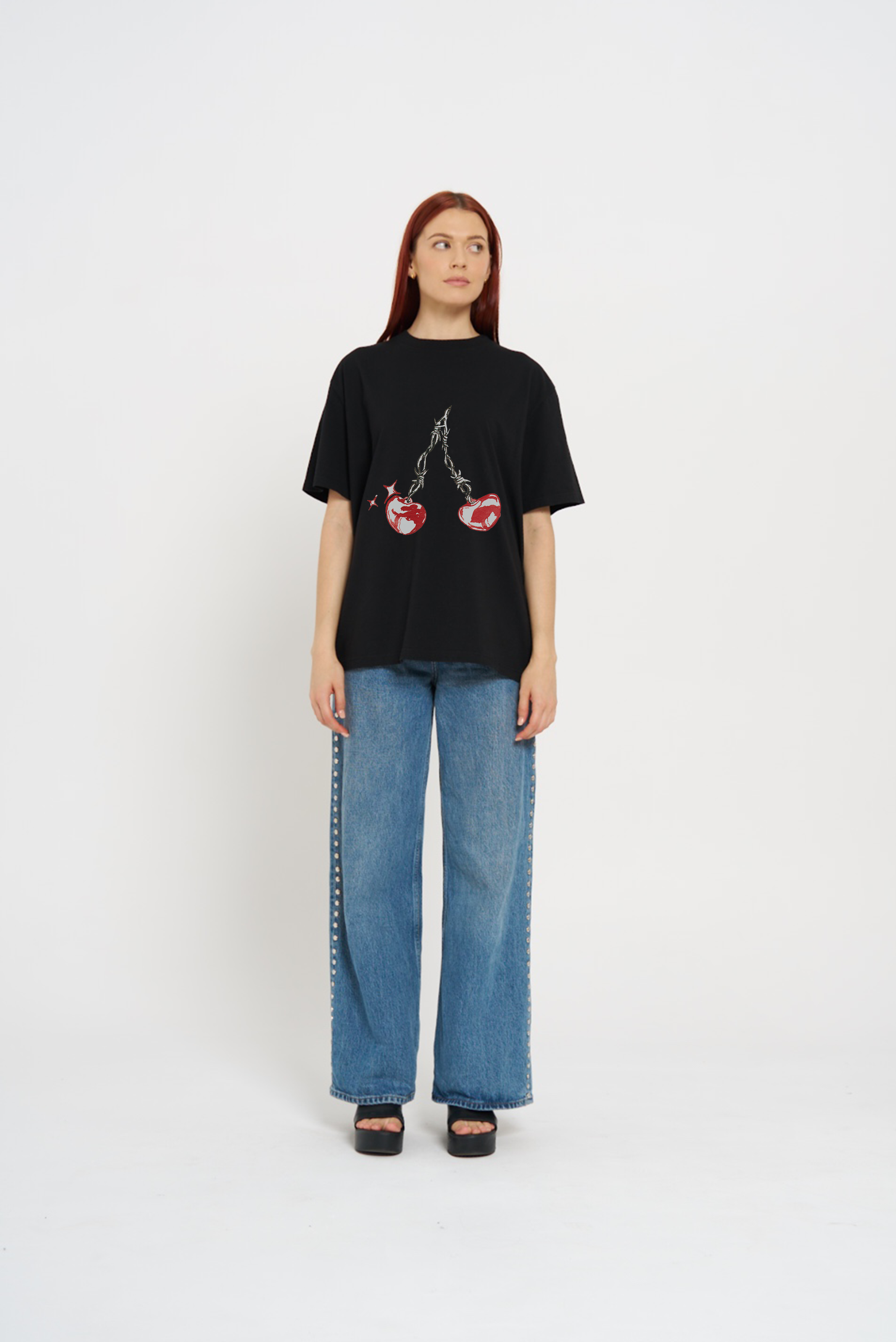 Cherry Barb Tee - MAKU THE LABEL 