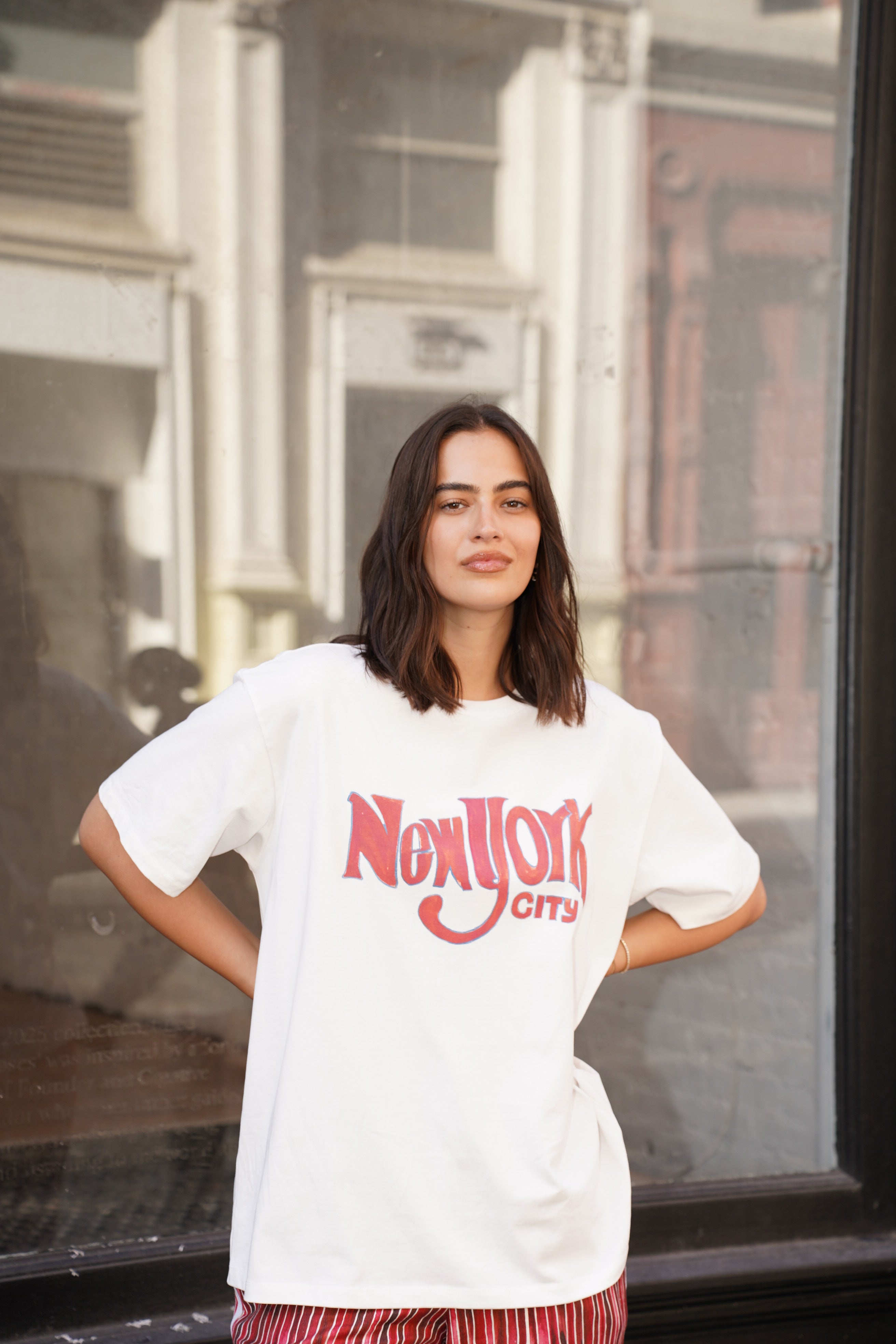 New York Logo Oversized Tee