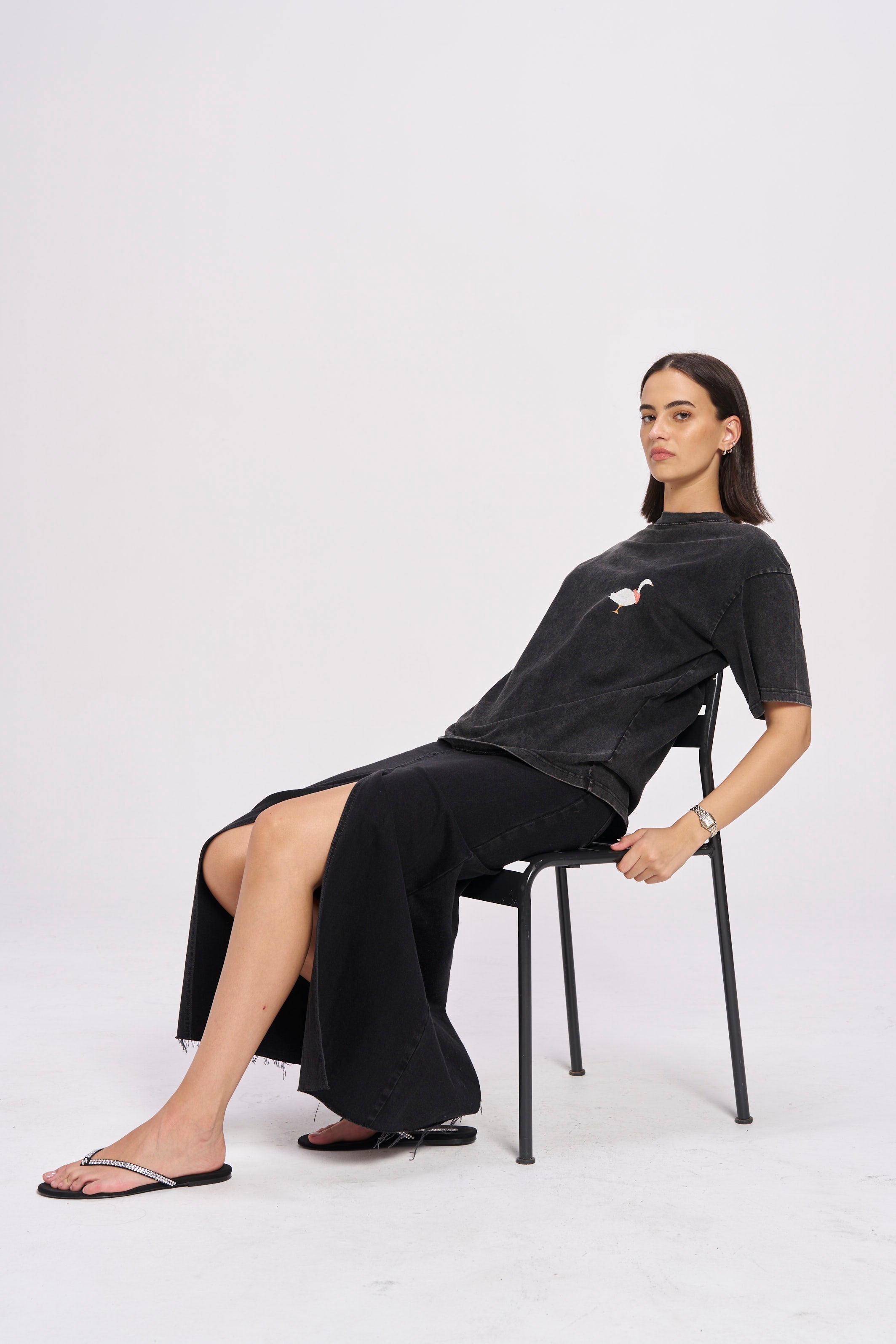 Don't Be A Goose Oversize Tee - MAKU THE LABEL 