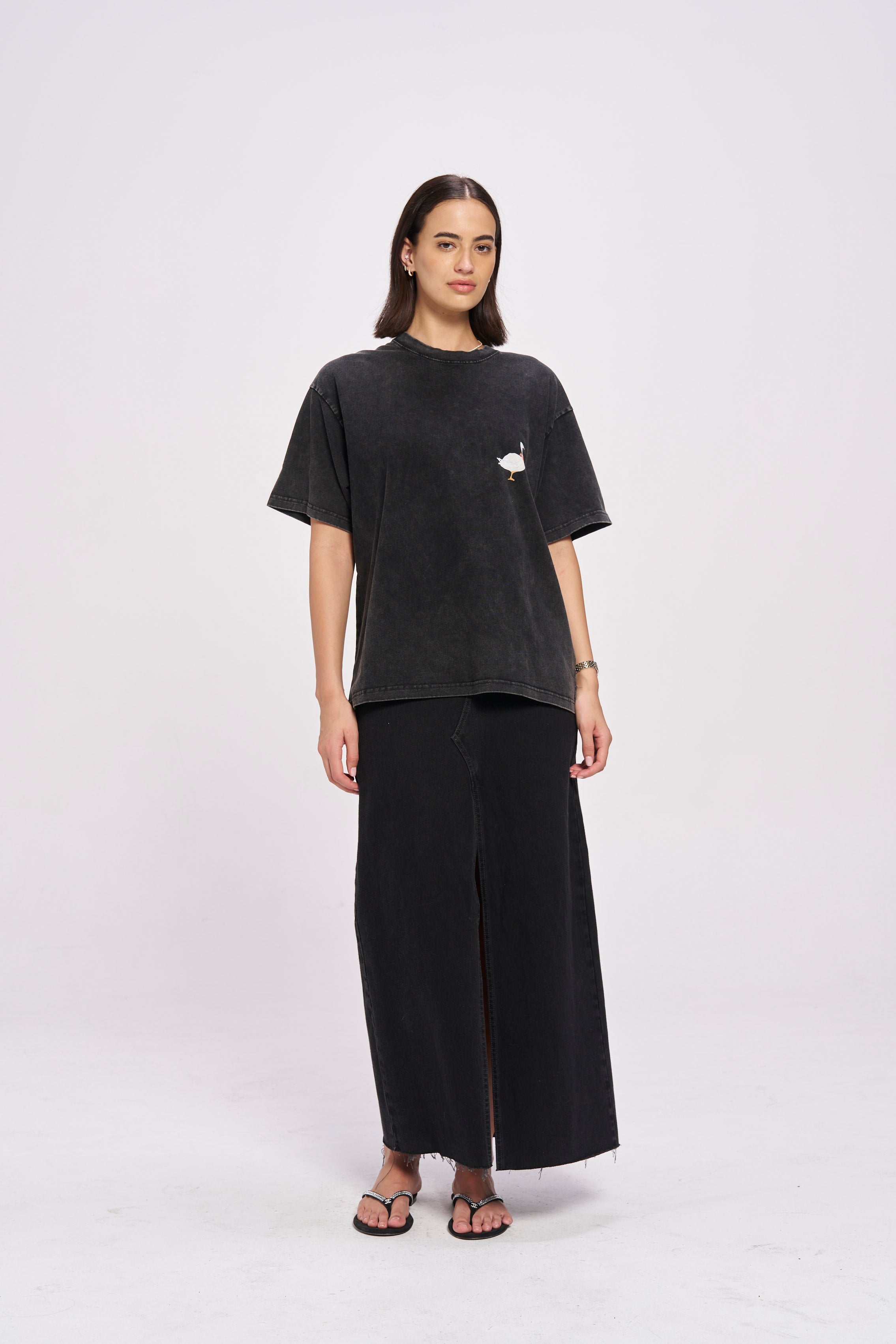 Don't Be A Goose Oversize Tee - MAKU THE LABEL 