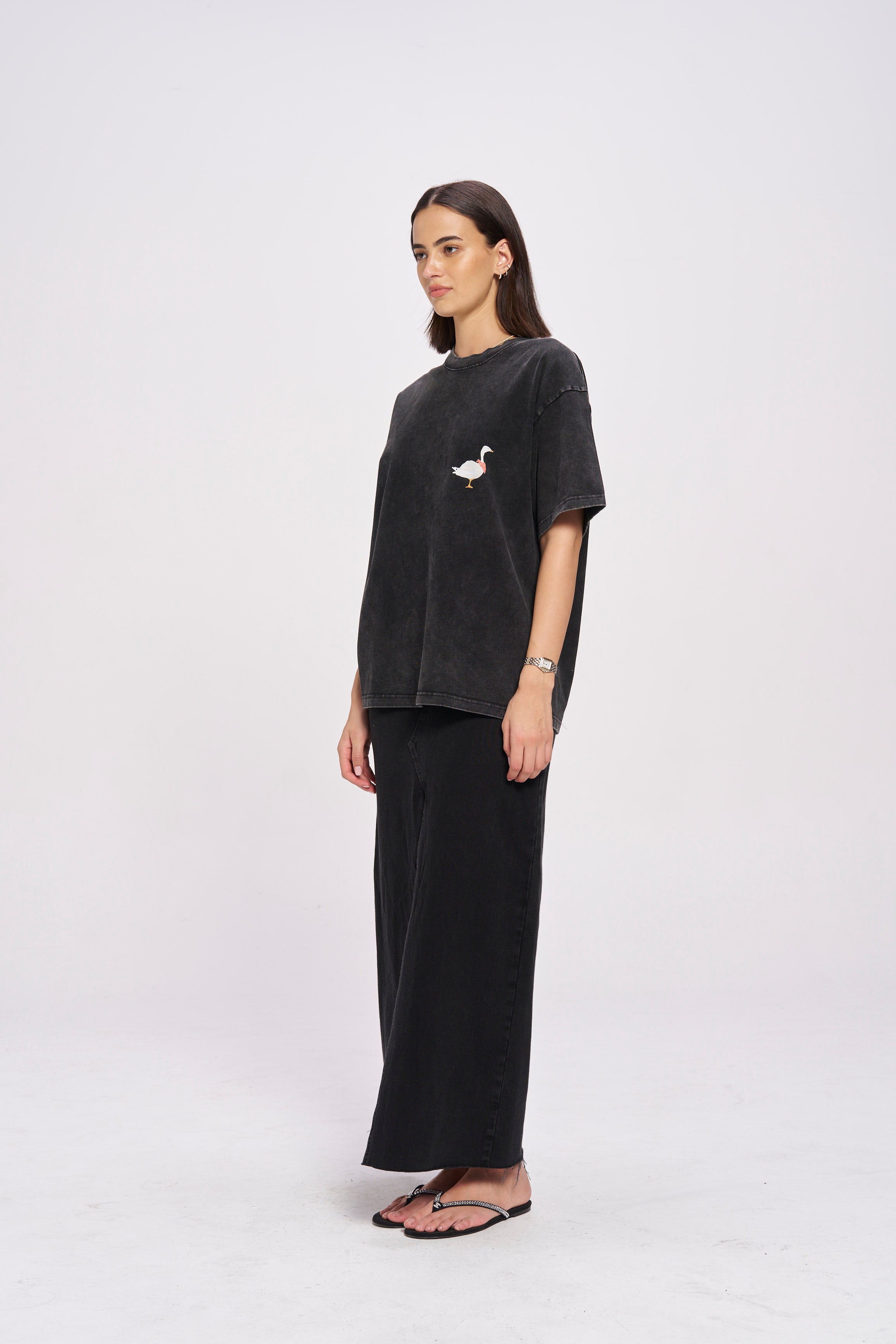 Don't Be A Goose Oversize Tee - MAKU THE LABEL 