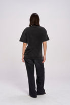 Fiery Oversize Snow Wash Tee - MAKU THE LABEL 