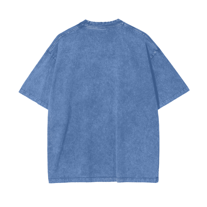 Flaming Love Snow Wash Oversize - MAKU THE LABEL 