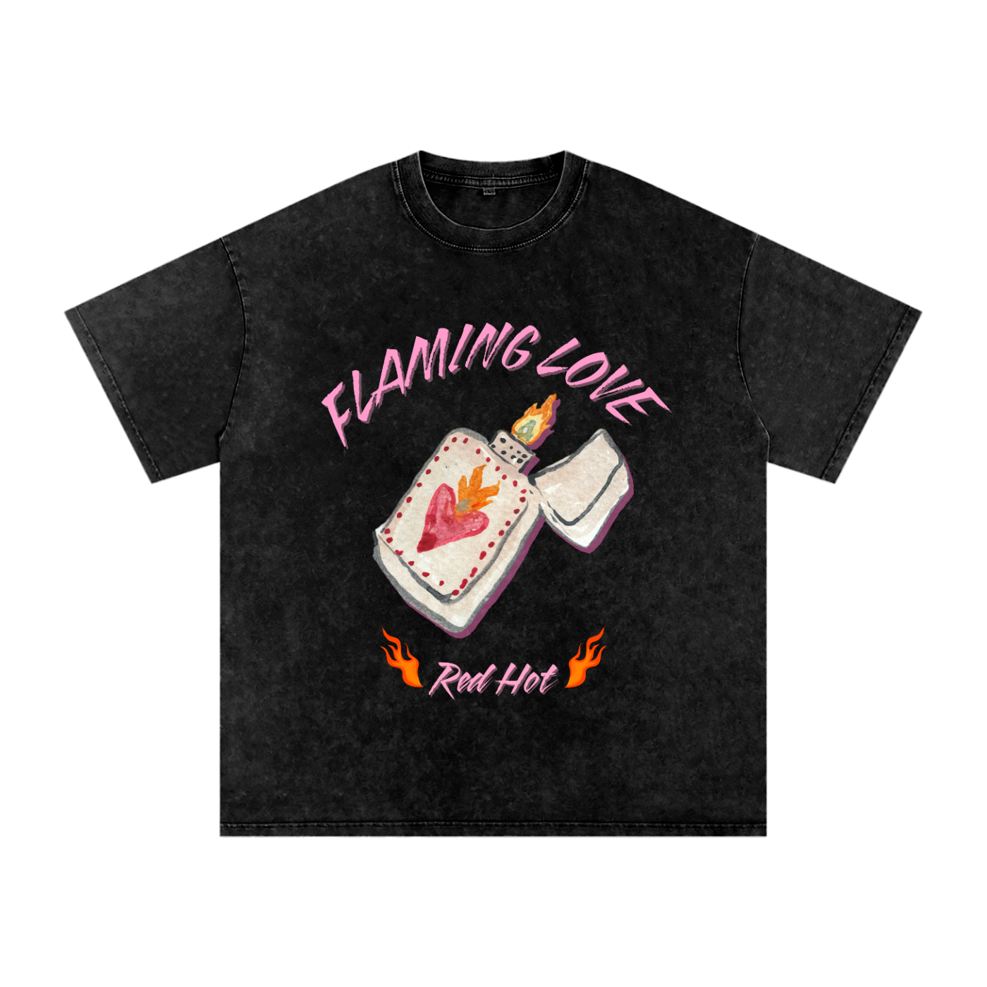 Flaming Love Tee - MAKU THE LABEL 