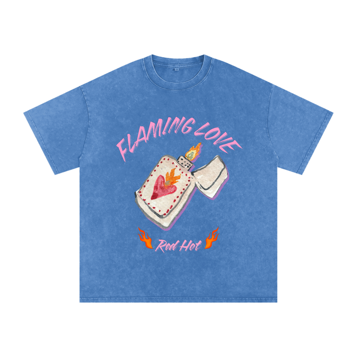 Flaming Love Tee - MAKU THE LABEL 