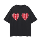 GINGHAM HEARTS TEE - MAKU THE LABEL 