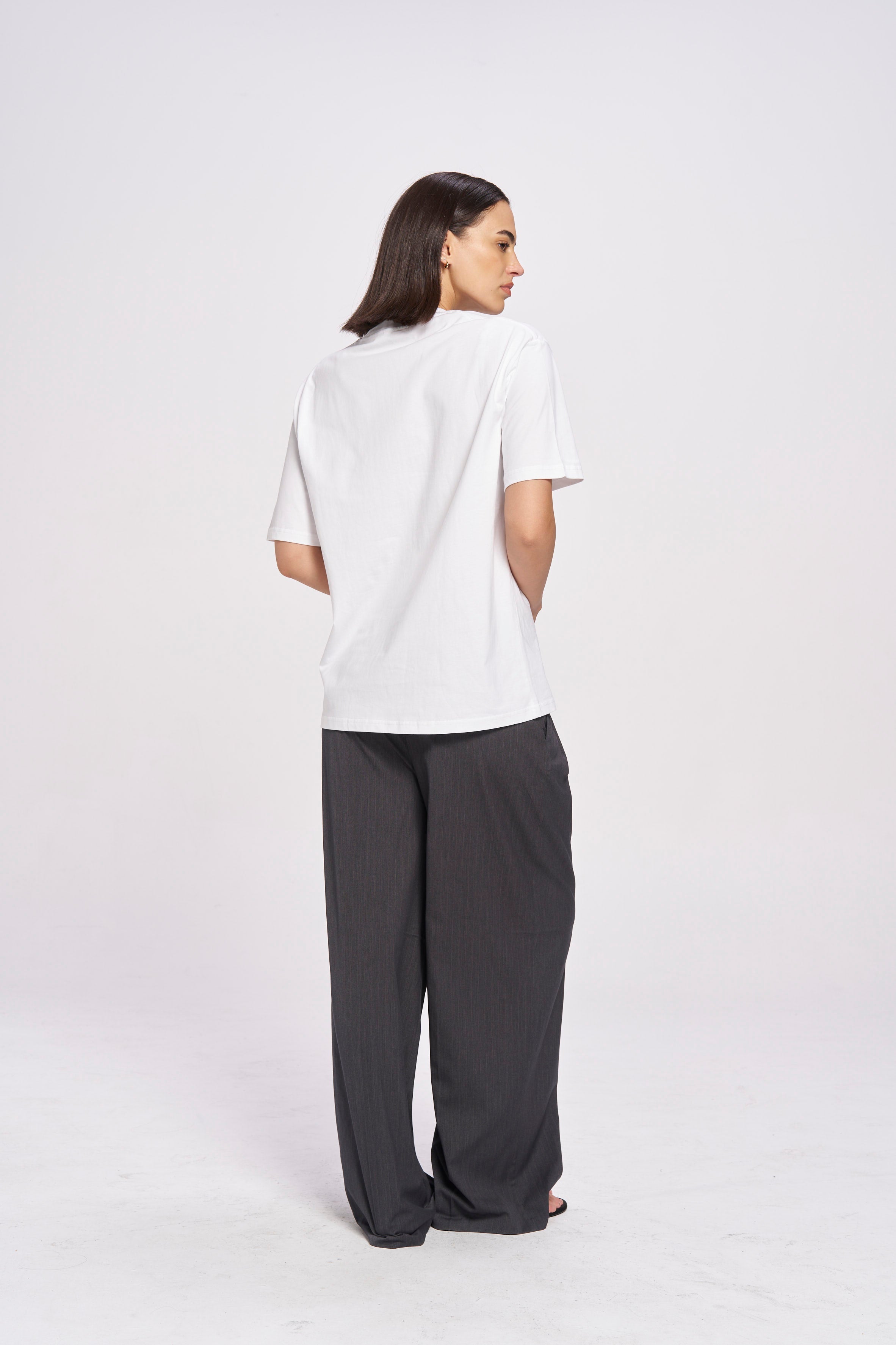 Gingham Hearts Oversize Tee - MAKU THE LABEL 