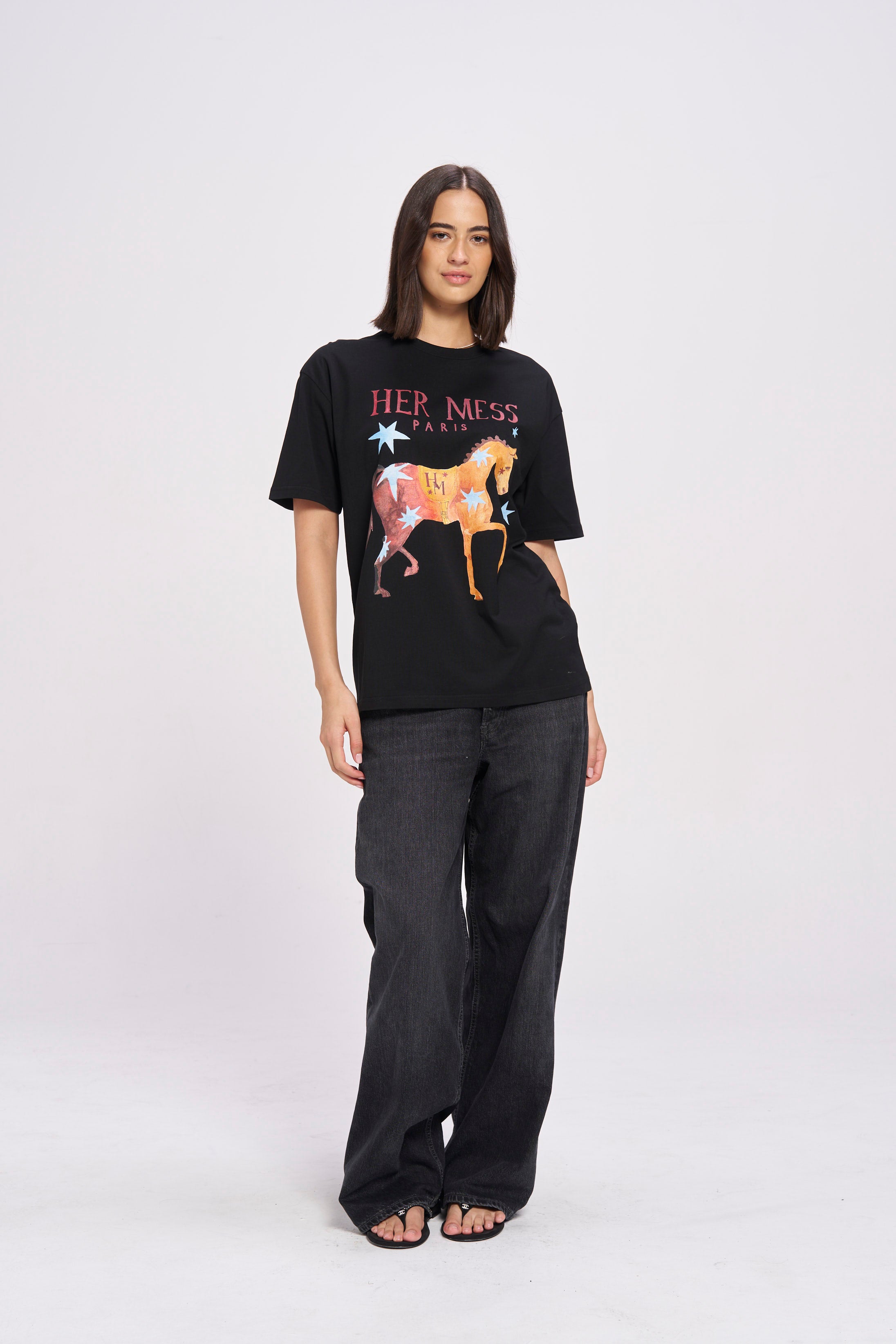 Her Mess Oversize Tee - MAKU THE LABEL 