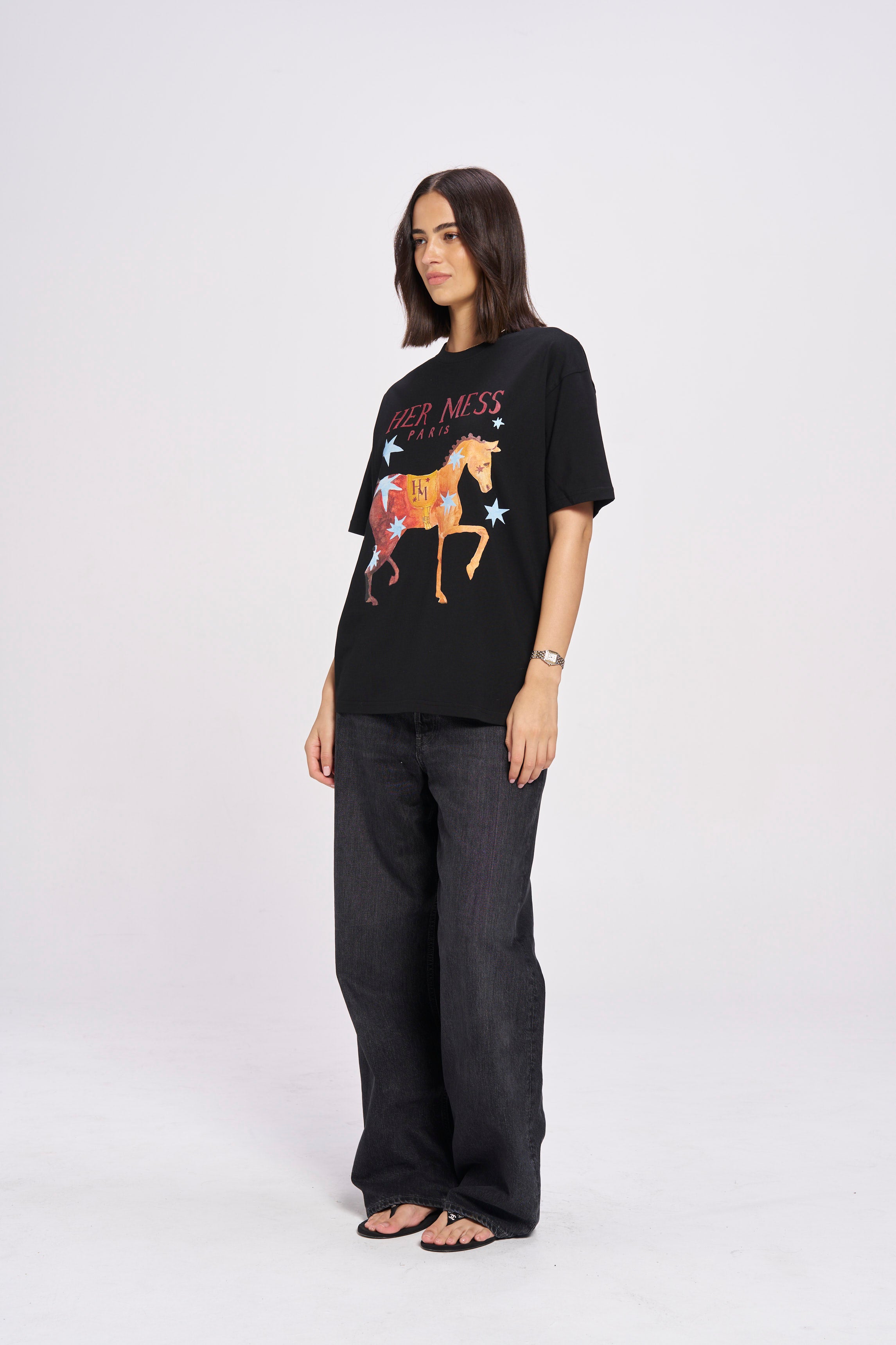 Her Mess Oversize Tee - MAKU THE LABEL 