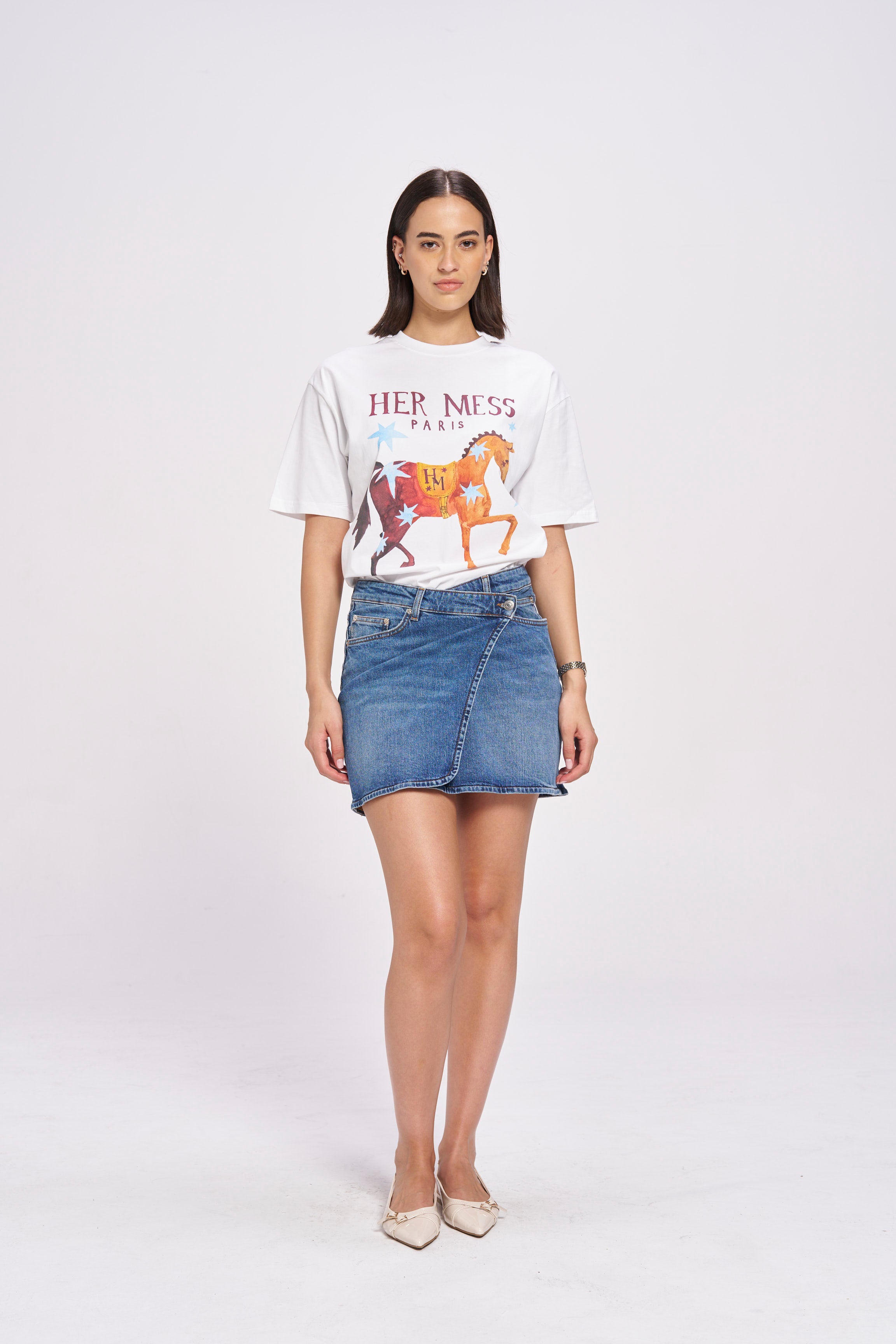 Her Mess Oversize Tee - MAKU THE LABEL 