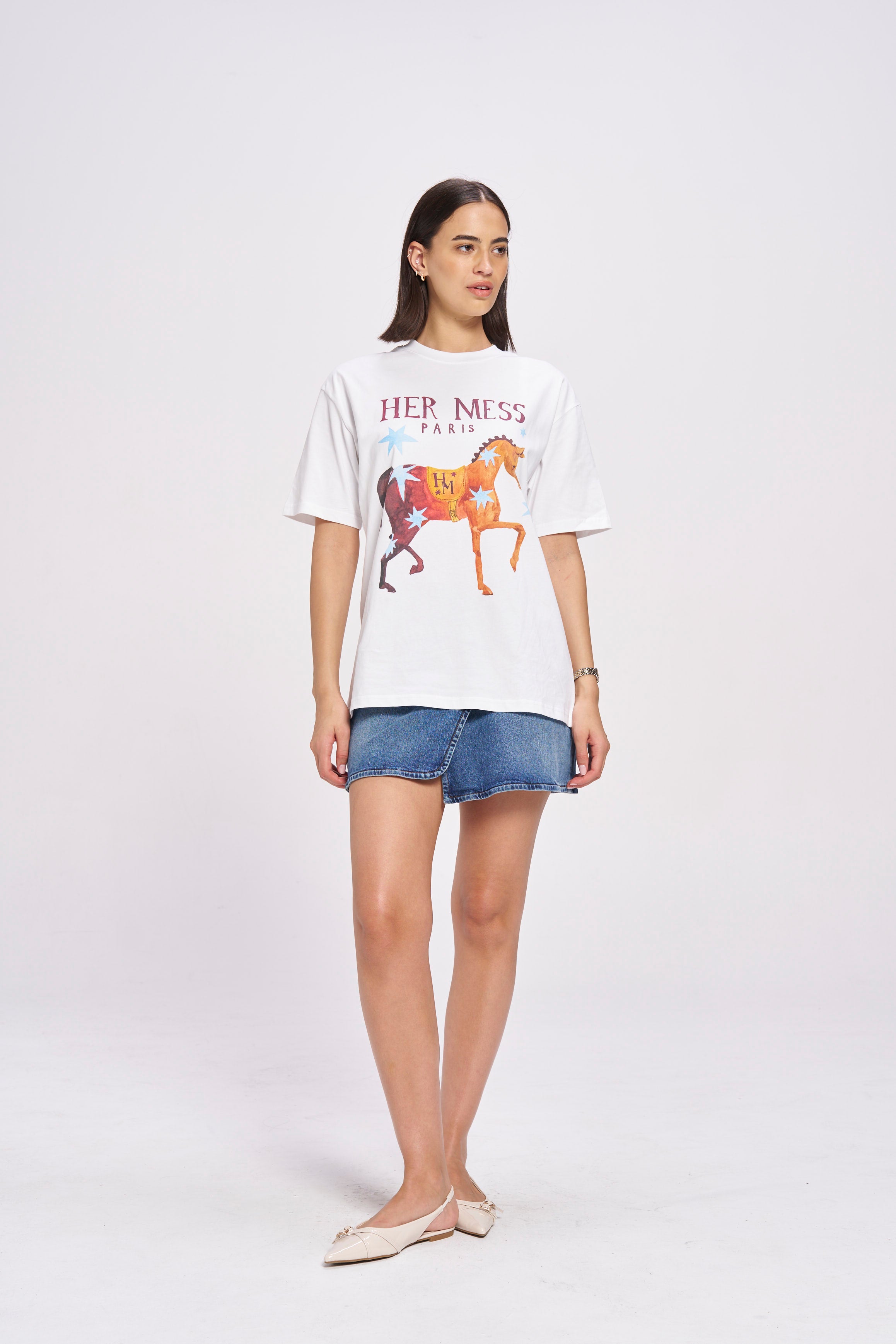 Her Mess Oversize Tee - MAKU THE LABEL 
