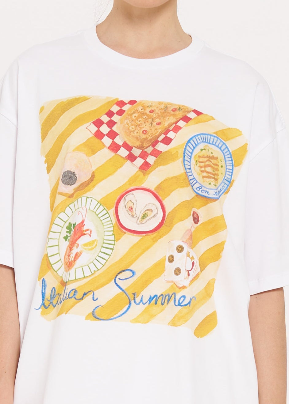 ITALIAN SUMMER TEE - MAKU THE LABEL 