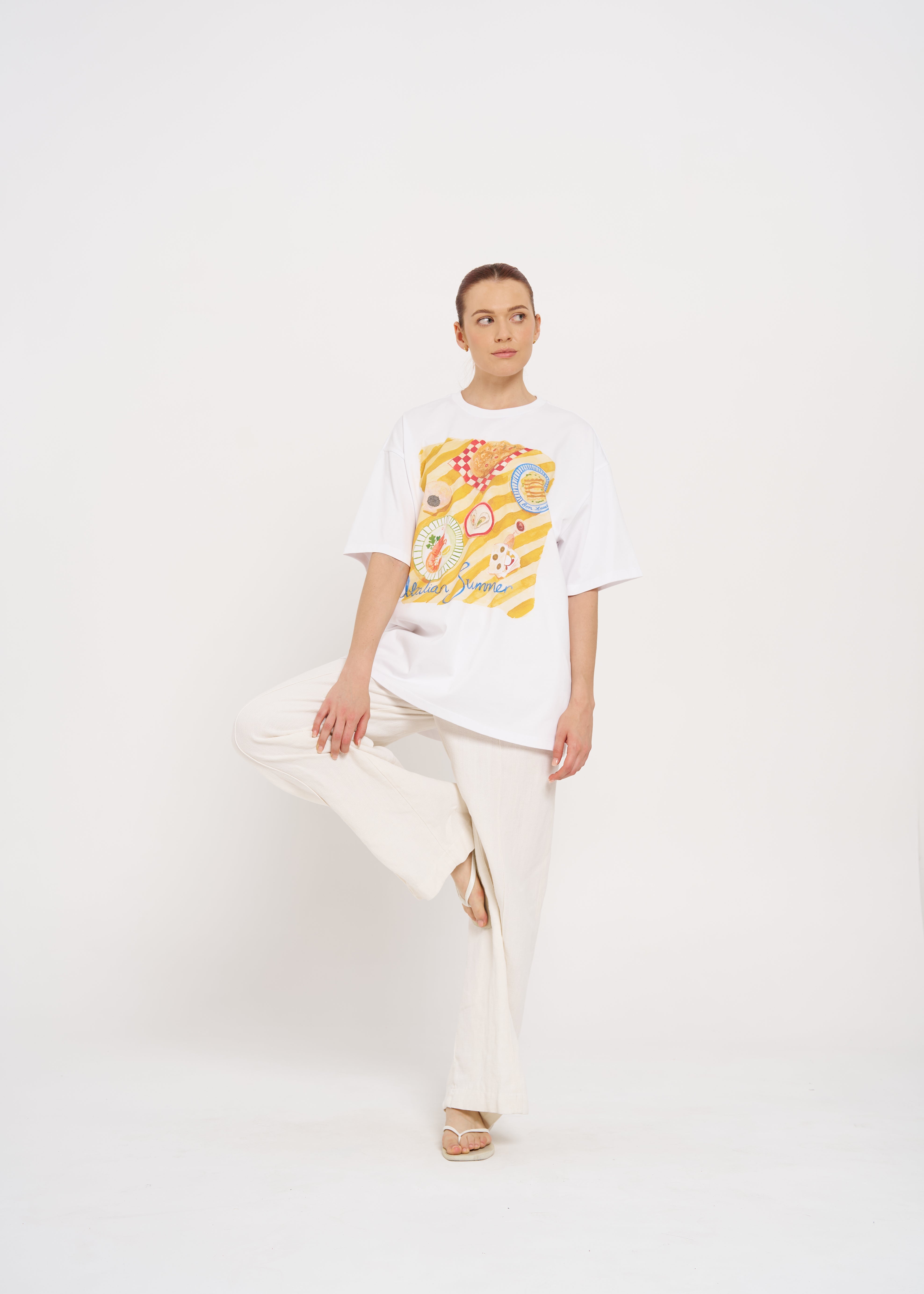 ITALIAN SUMMER TEE - MAKU THE LABEL 